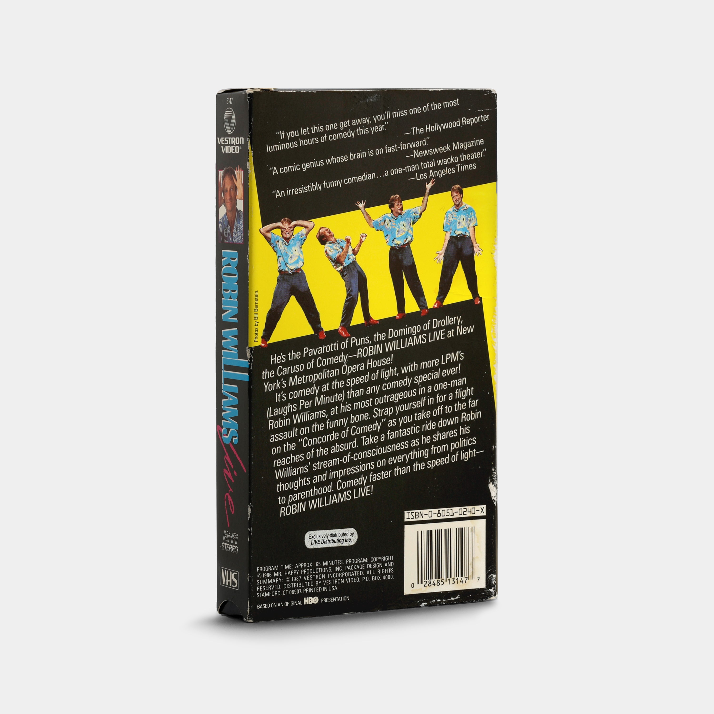 Robin Williams: Live on Broadway VHS Tape
