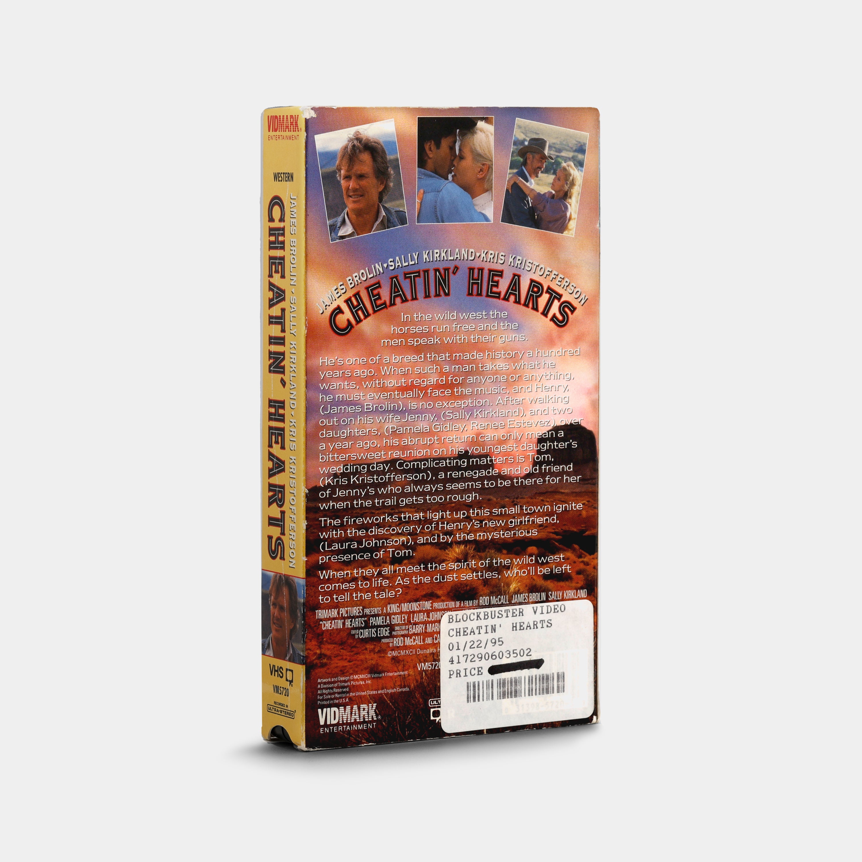 Cheatin' Hearts VHS Tape