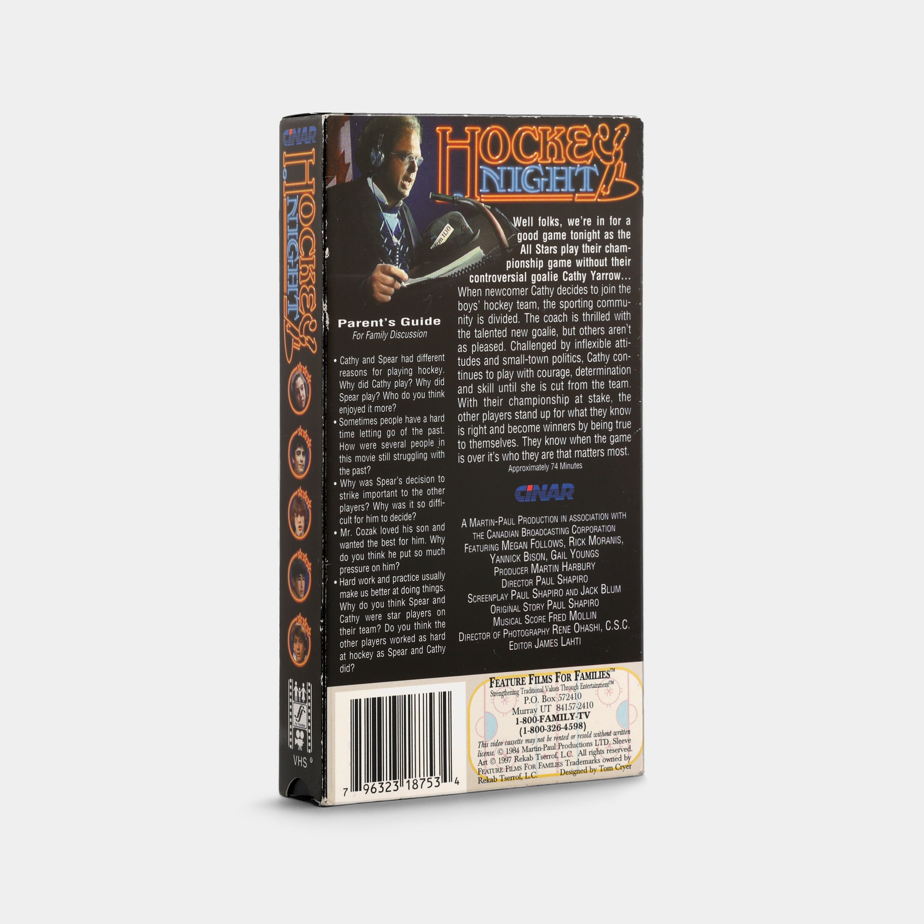 Hockey Night VHS Tape