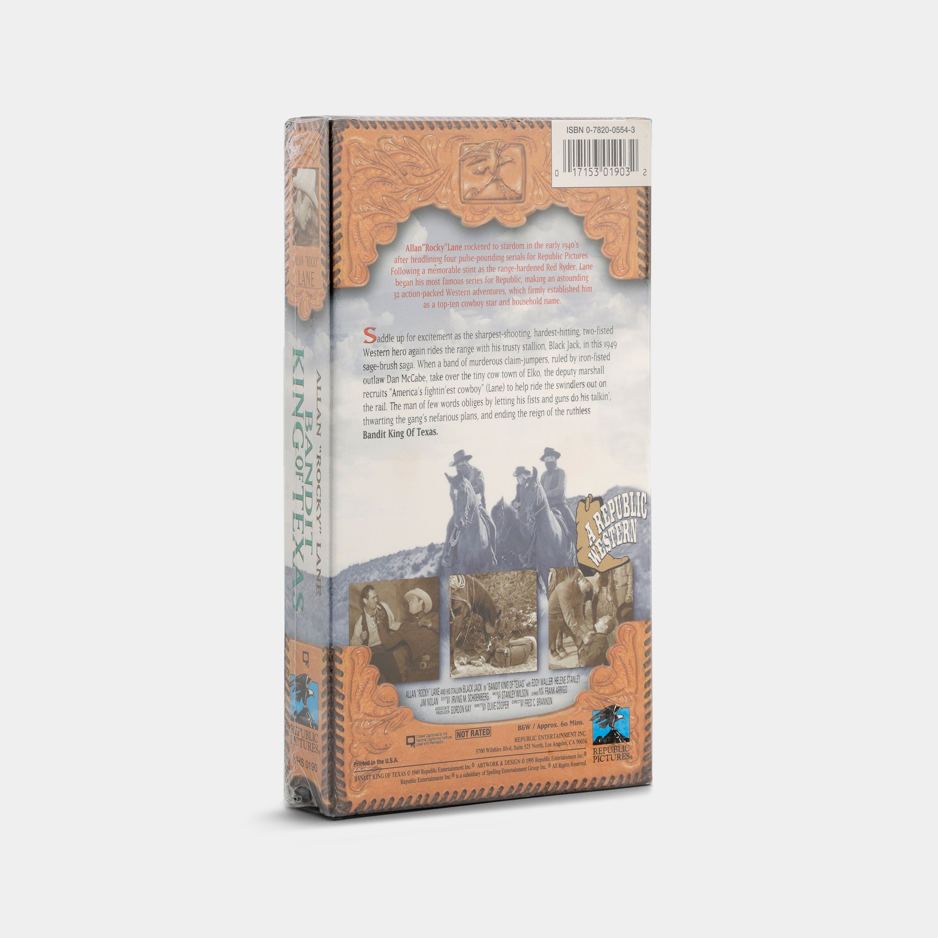 Bandit King of Texas (Sealed) VHS Tape