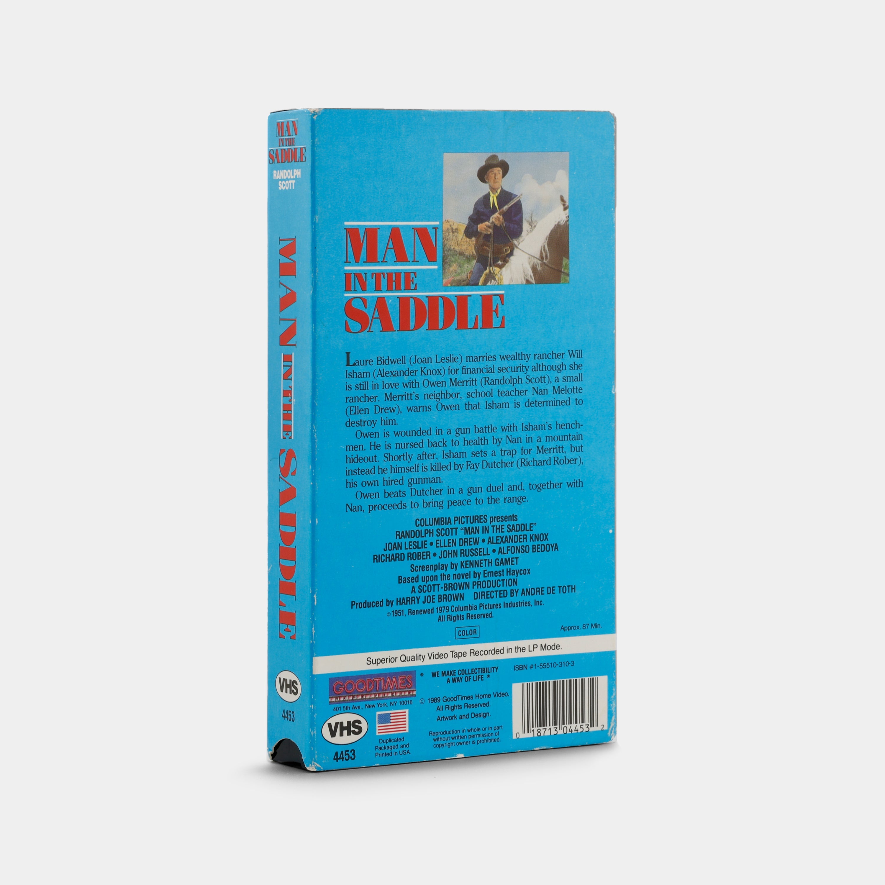 Man in the Saddle VHS Tape