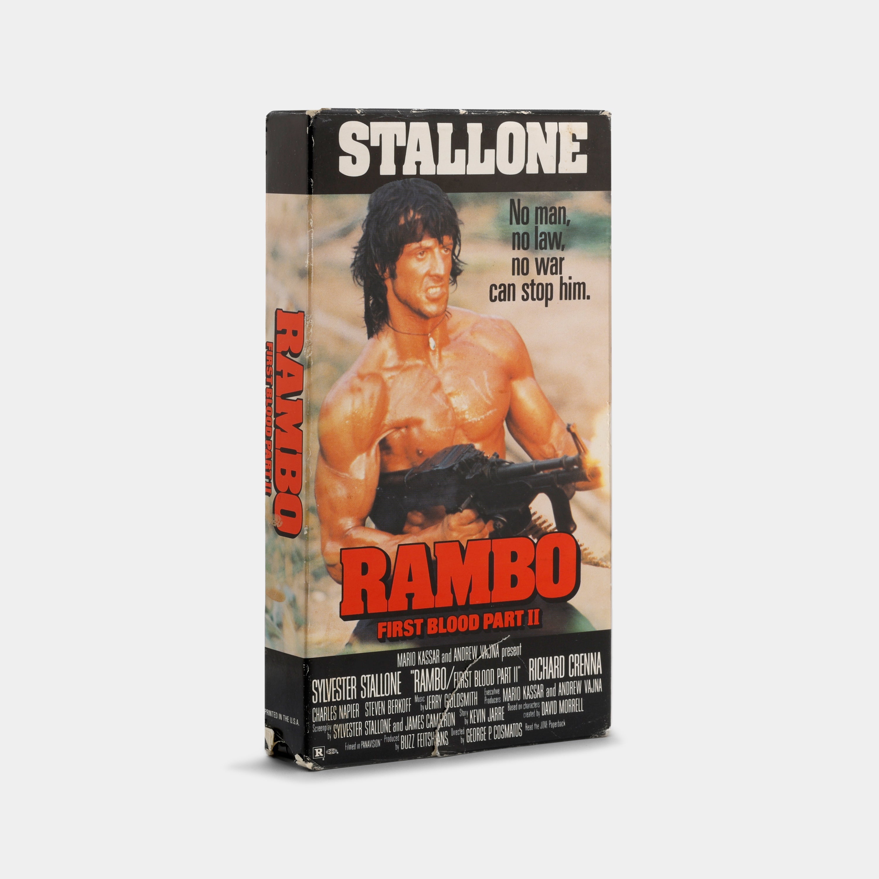 Rambo: First Blood Part II VHS Tape