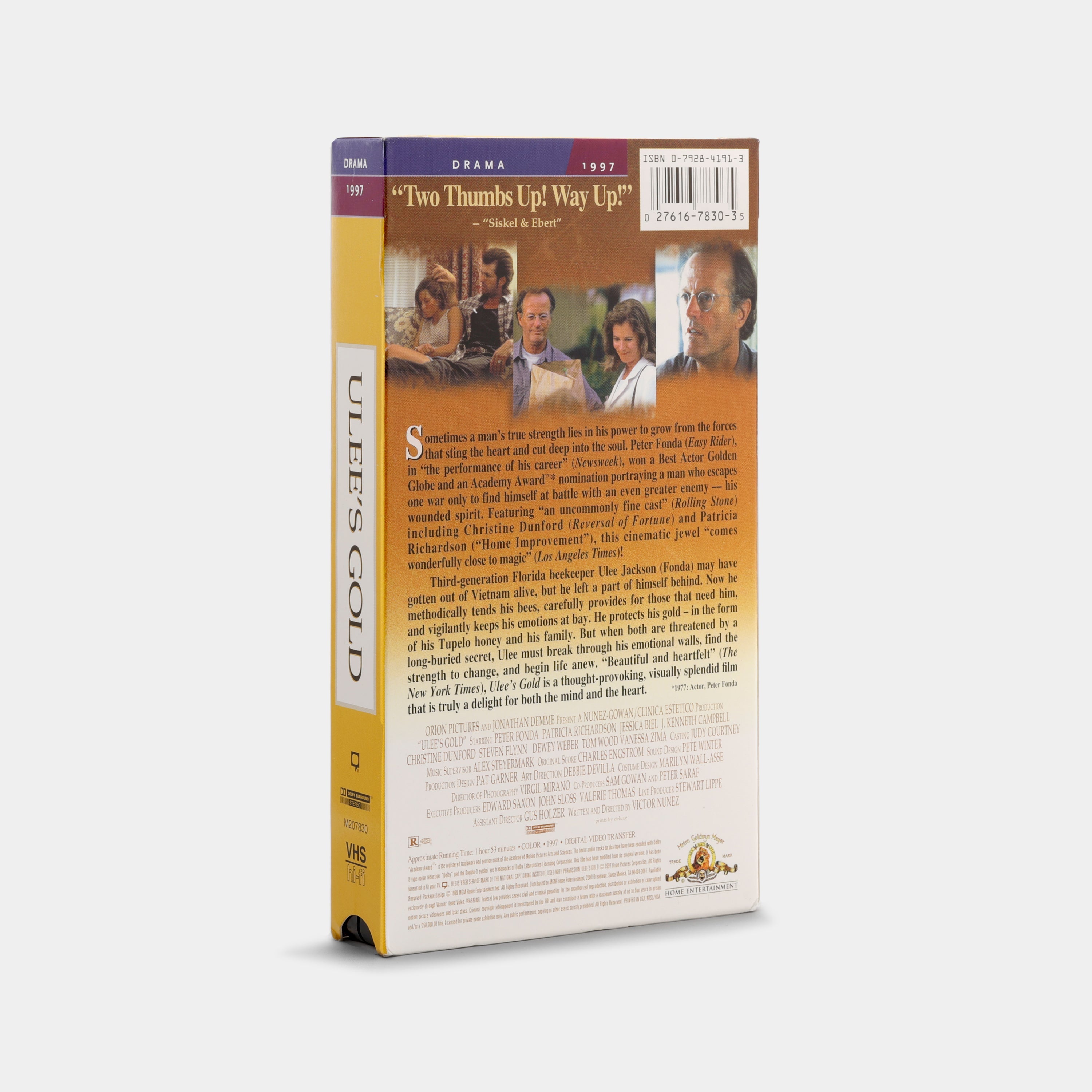 Ulee's Gold VHS Tape