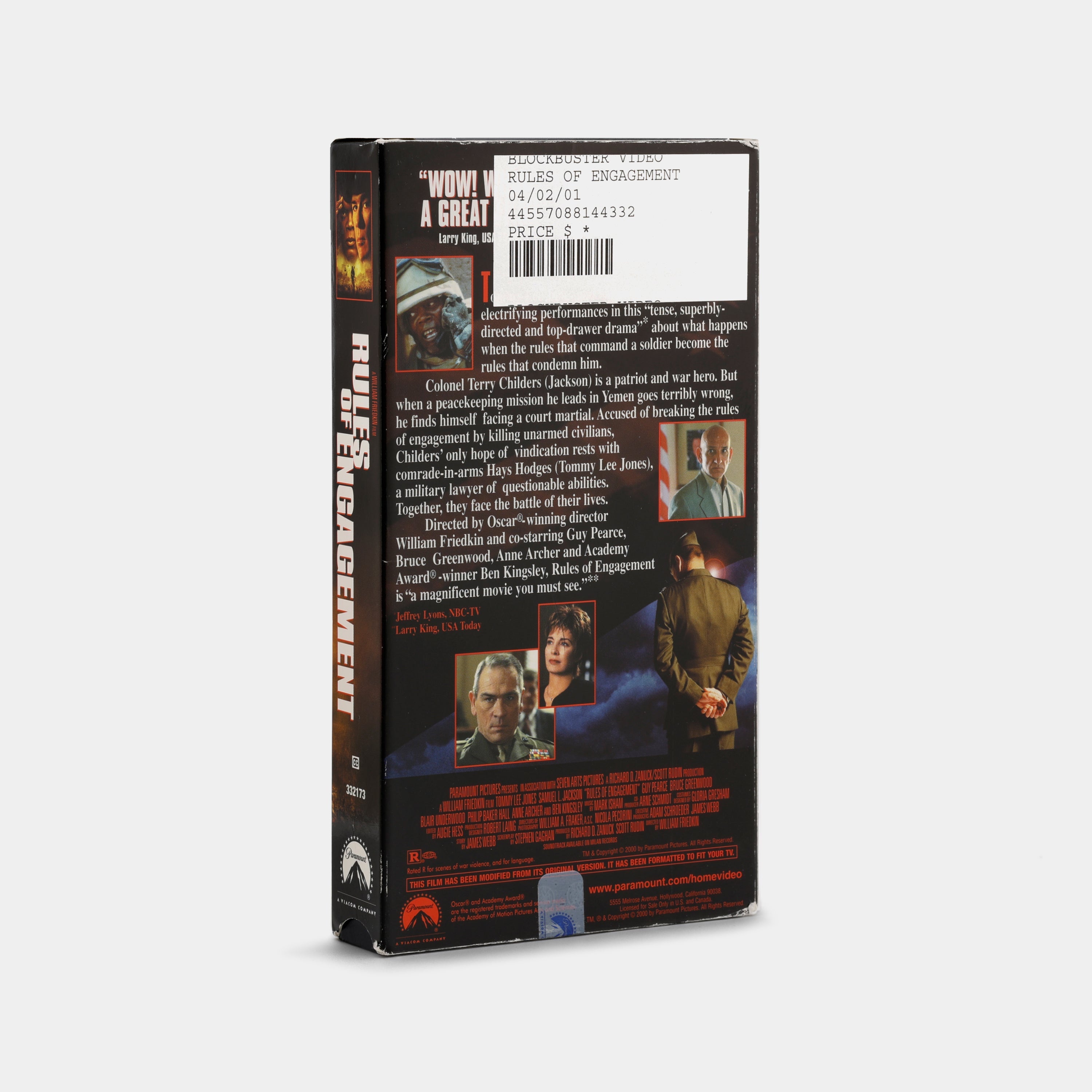 Rules of Engagement VHS Tape