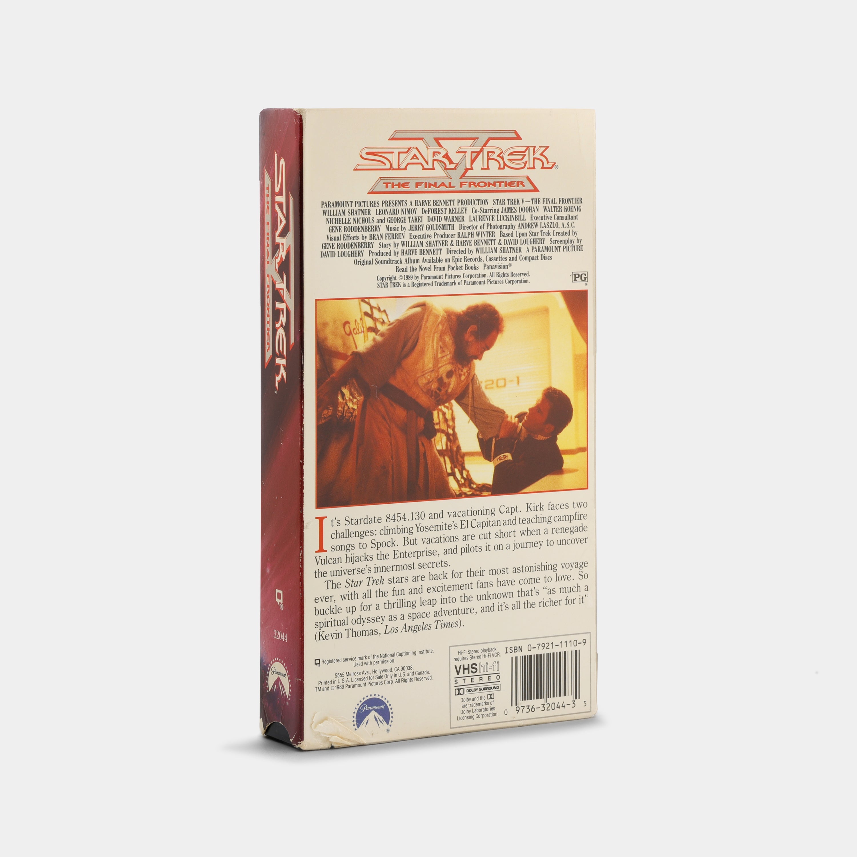 Star Trek V: The Final Frontier VHS Tape