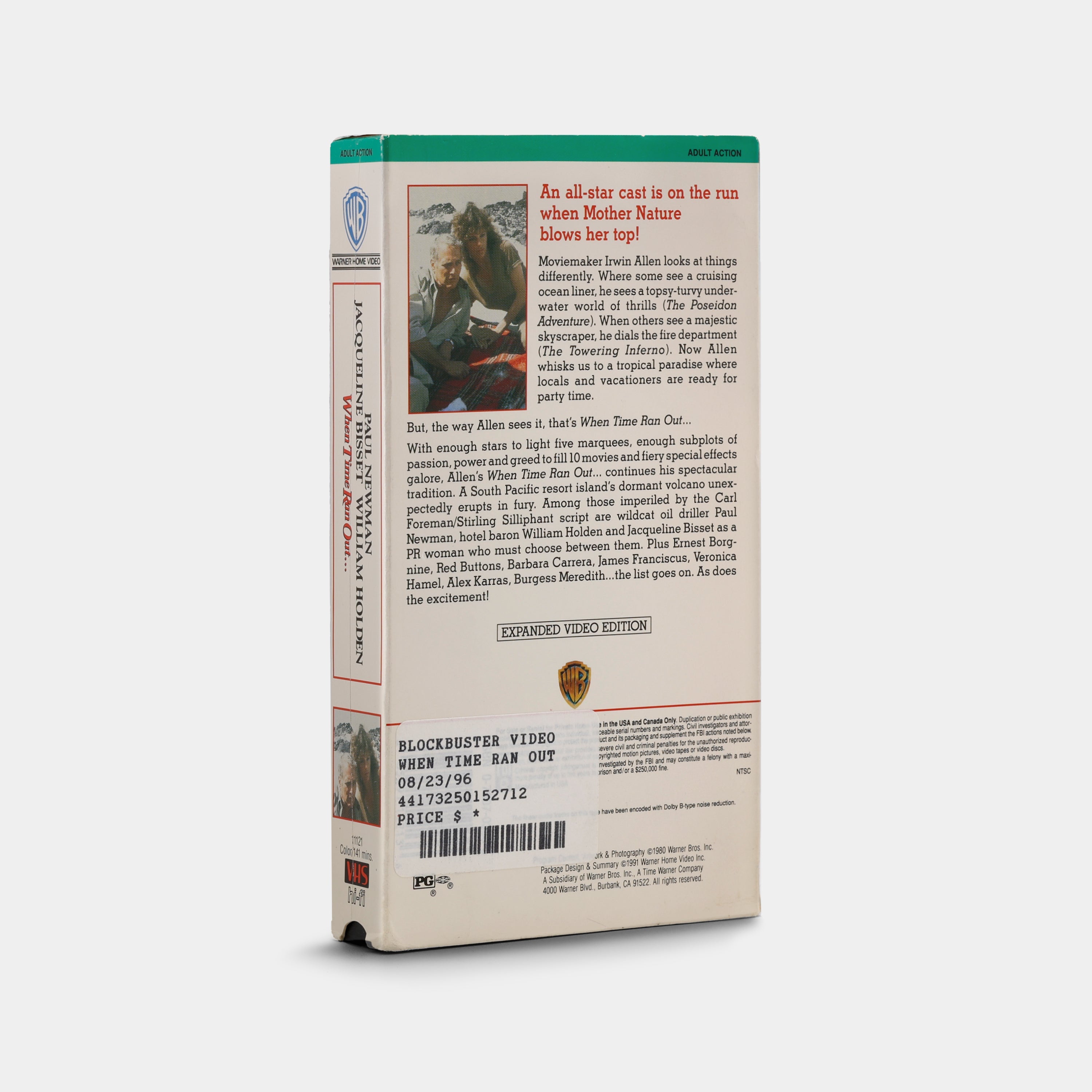 When Time Ran Out... VHS Tape