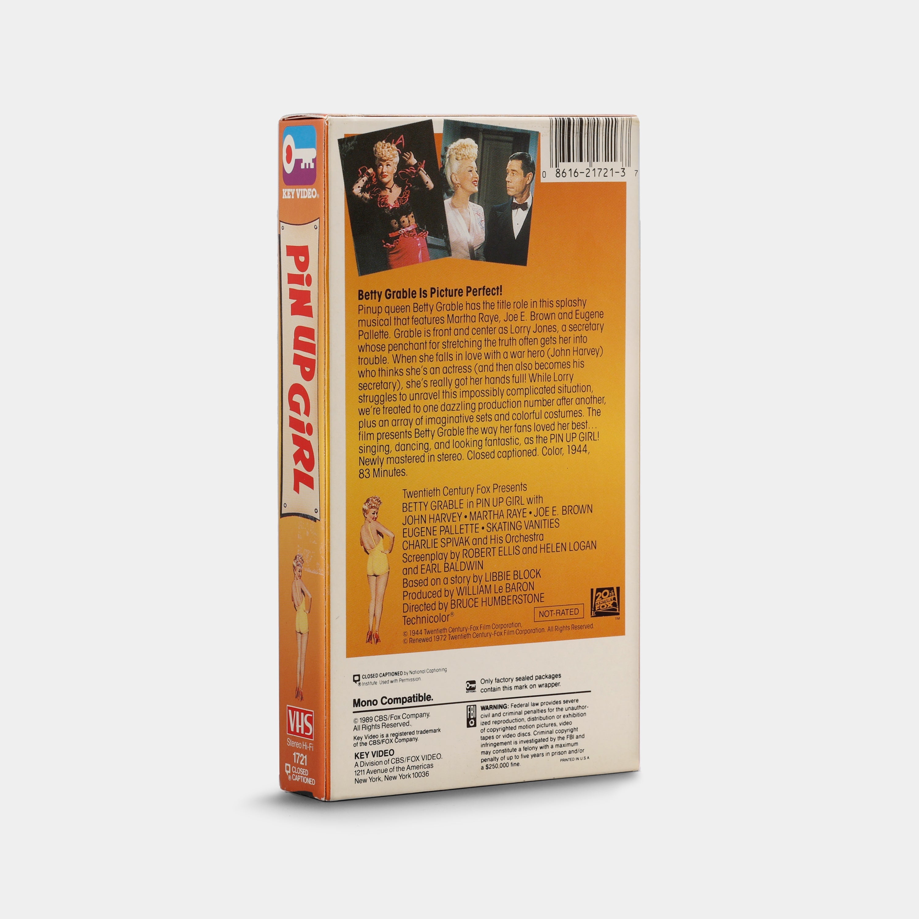 Pin Up Girl VHS Tape