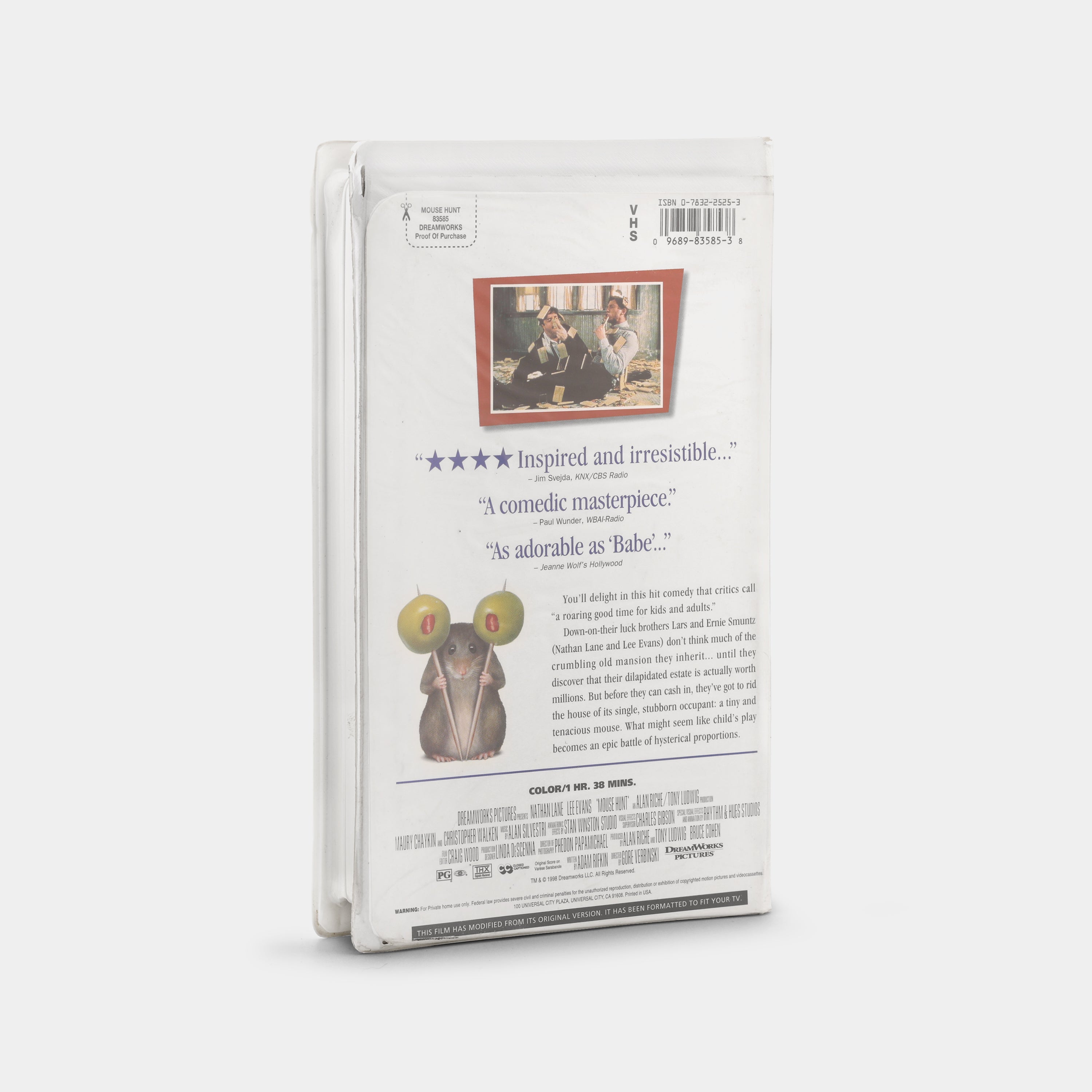 Mouse Hunt VHS Tape