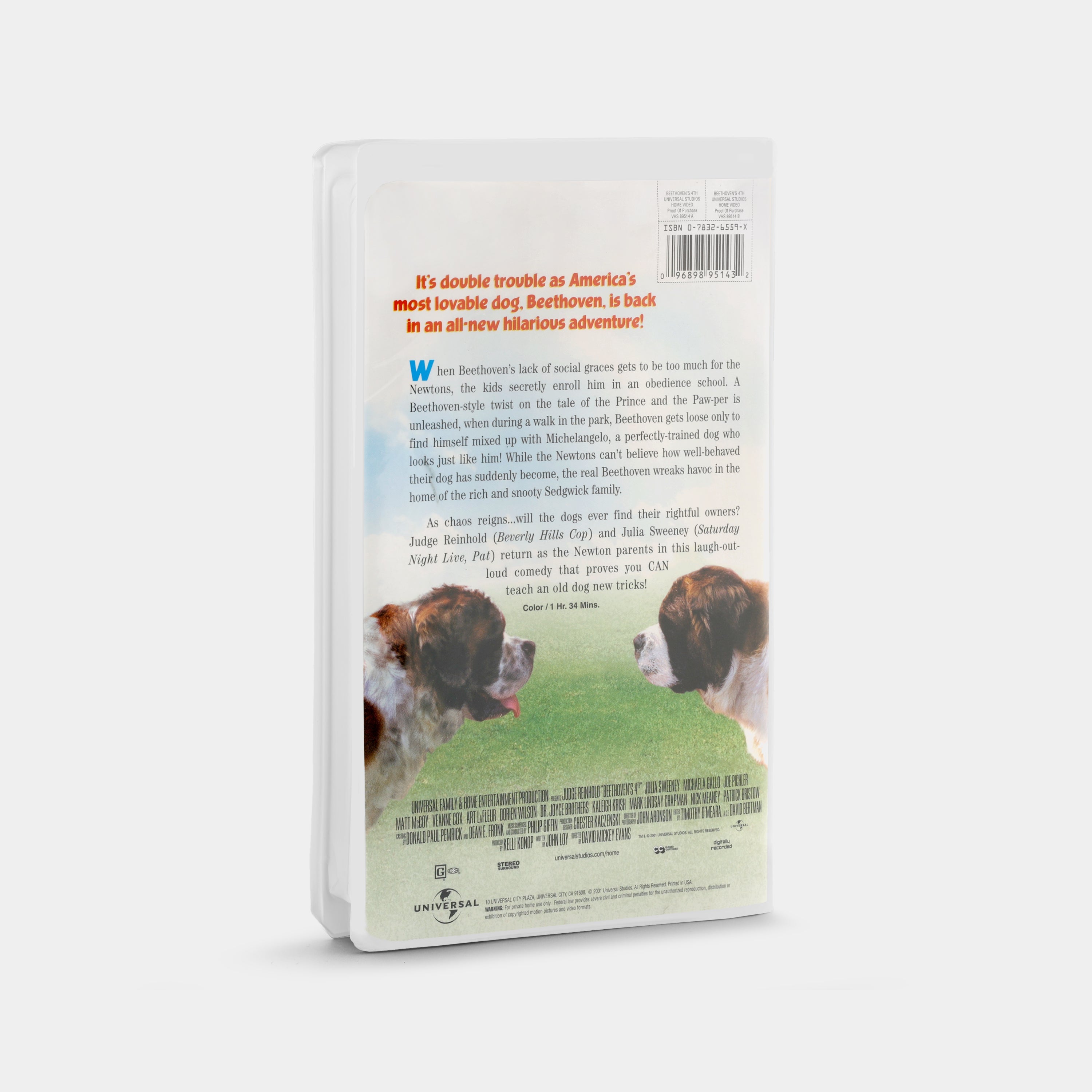 Beethoven's 4th VHS Tape