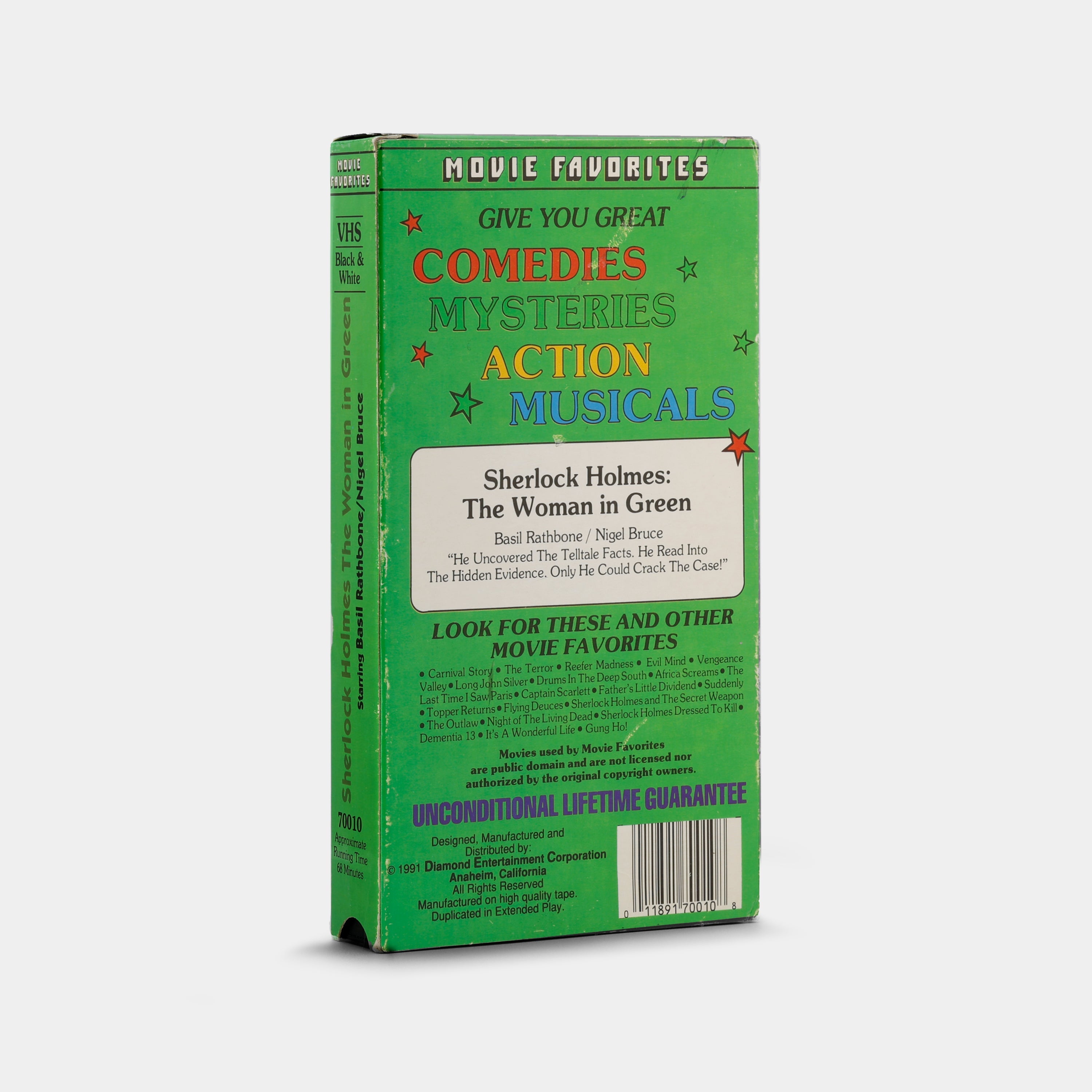 The Woman in Green VHS Tape