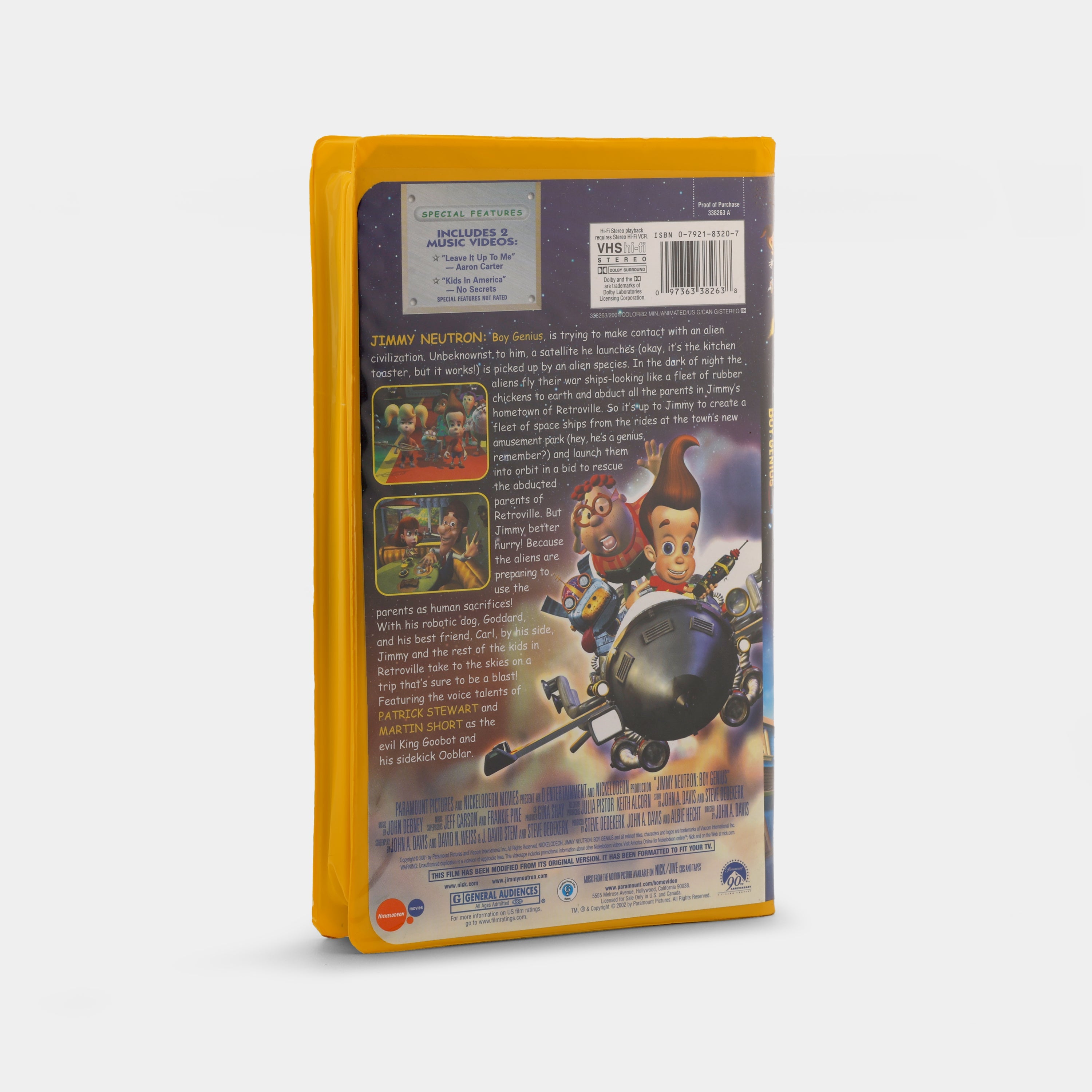 Jimmy Neutron: Boy Genius VHS Tape