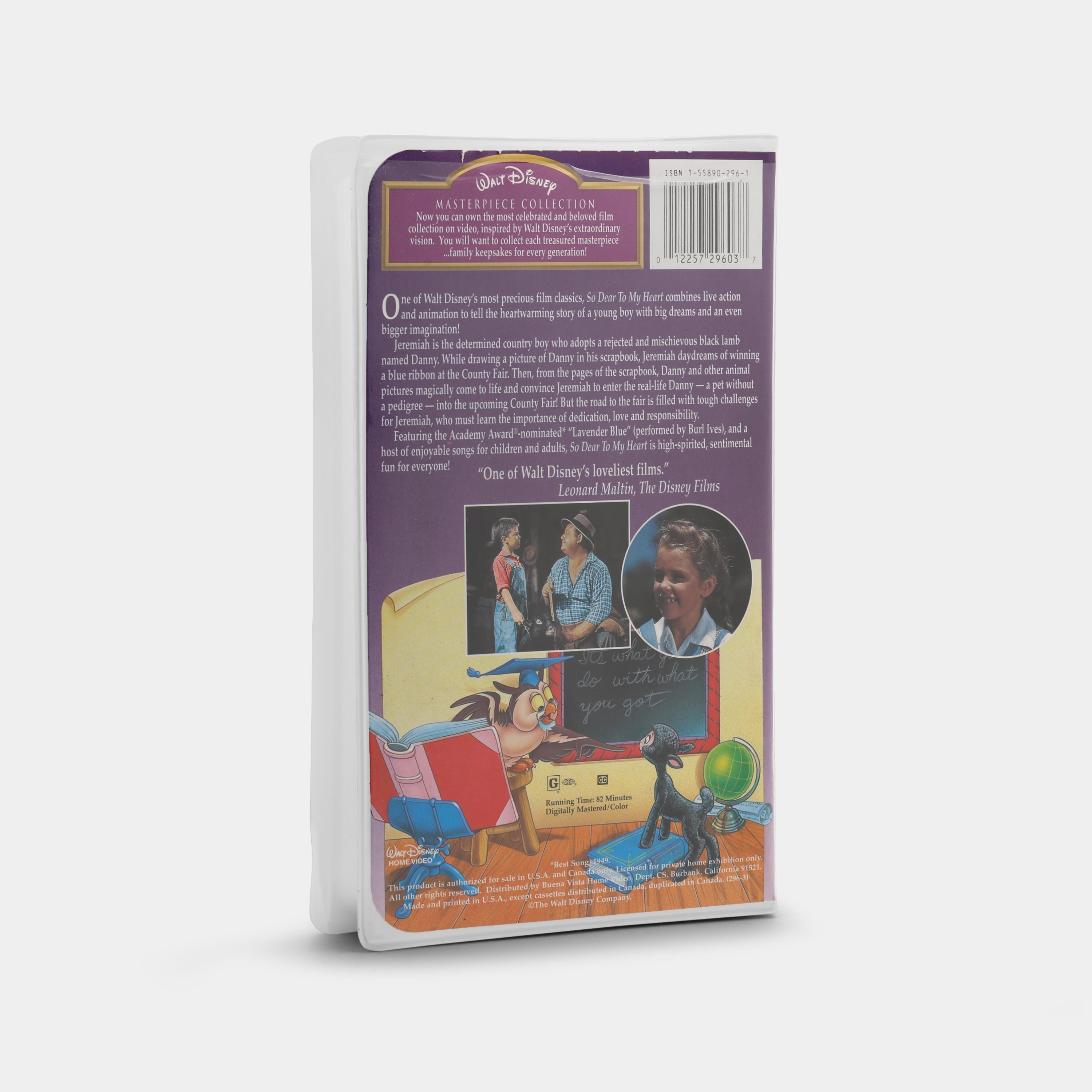 So Dear to My Heart VHS Tape