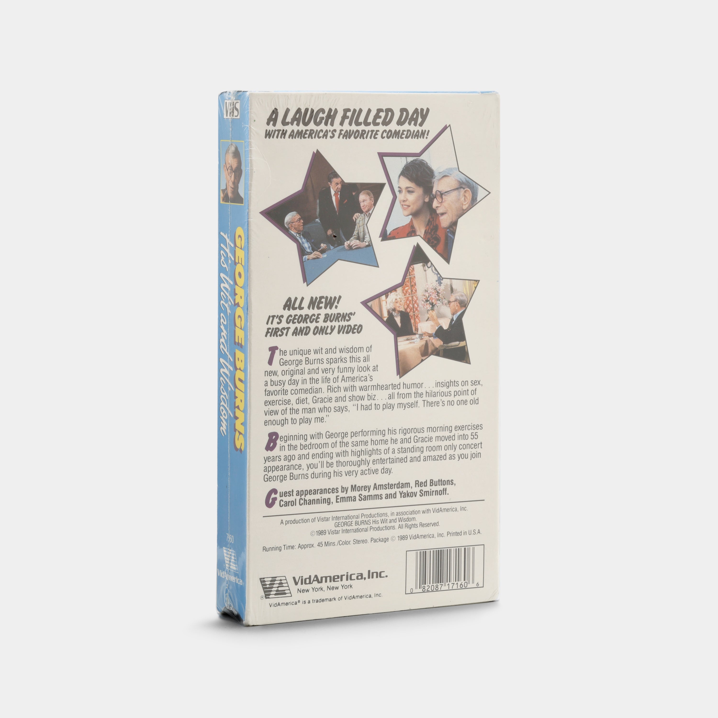 George Burns: His Wit and Wisdom (Sealed) VHS Tape