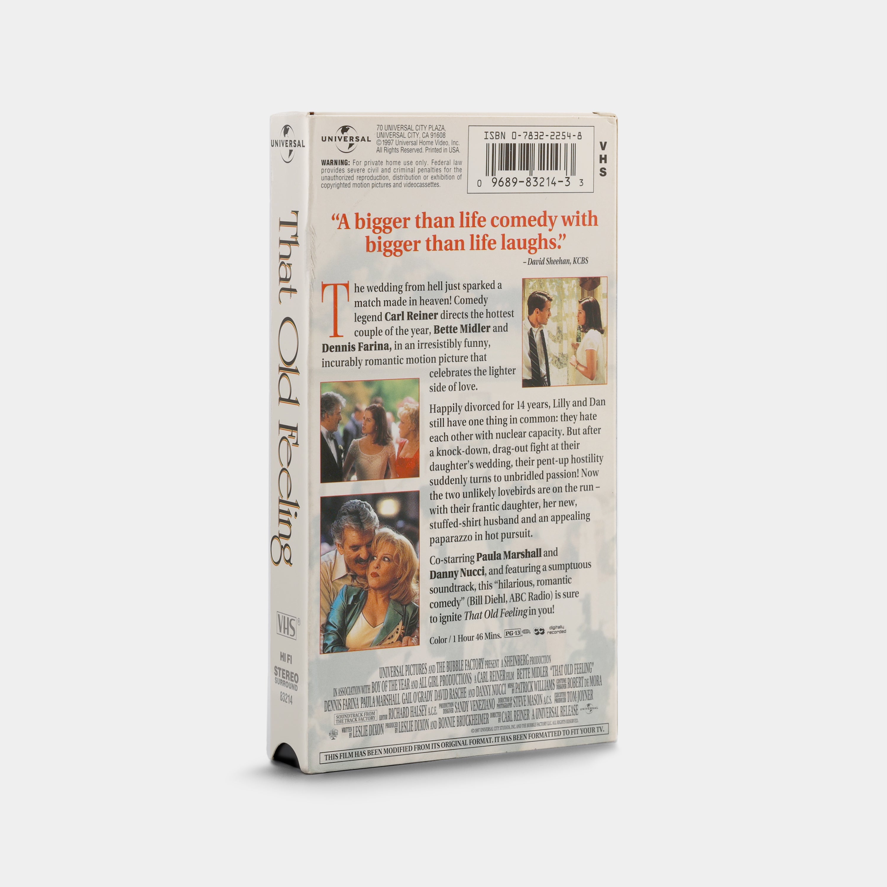 That Old Feeling VHS Tape