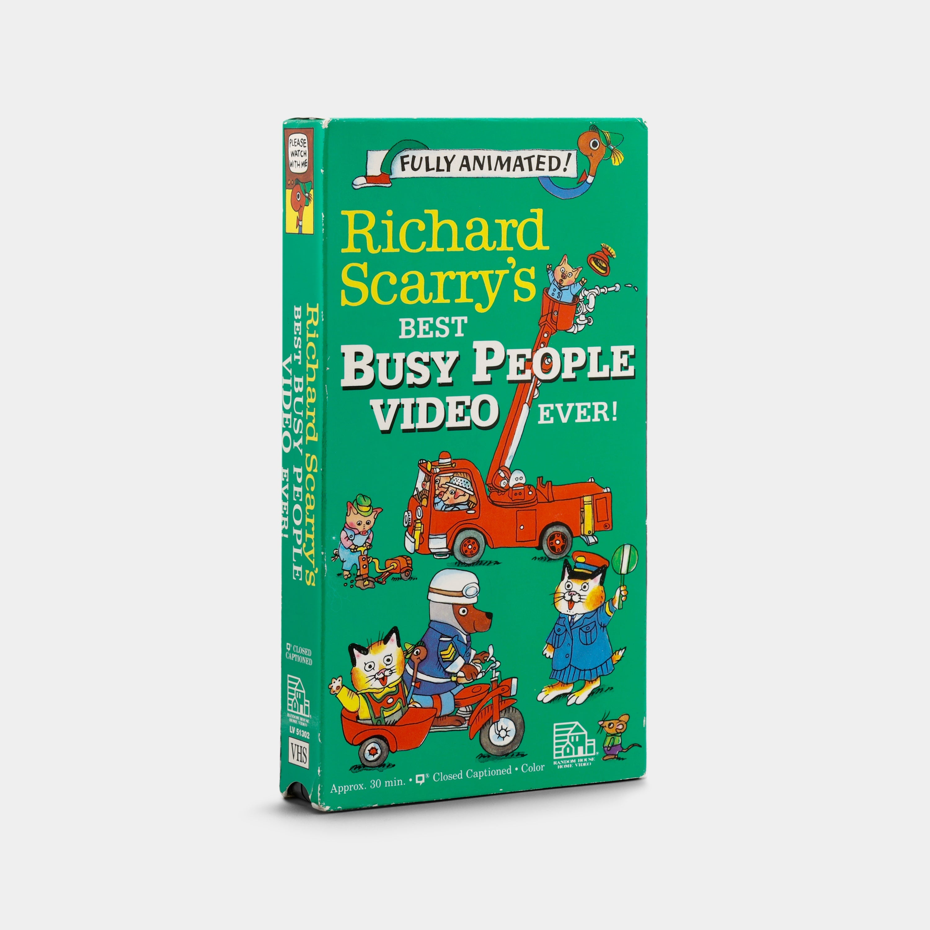 Richard Scarry's Best Busy People Video Ever! VHS Tape