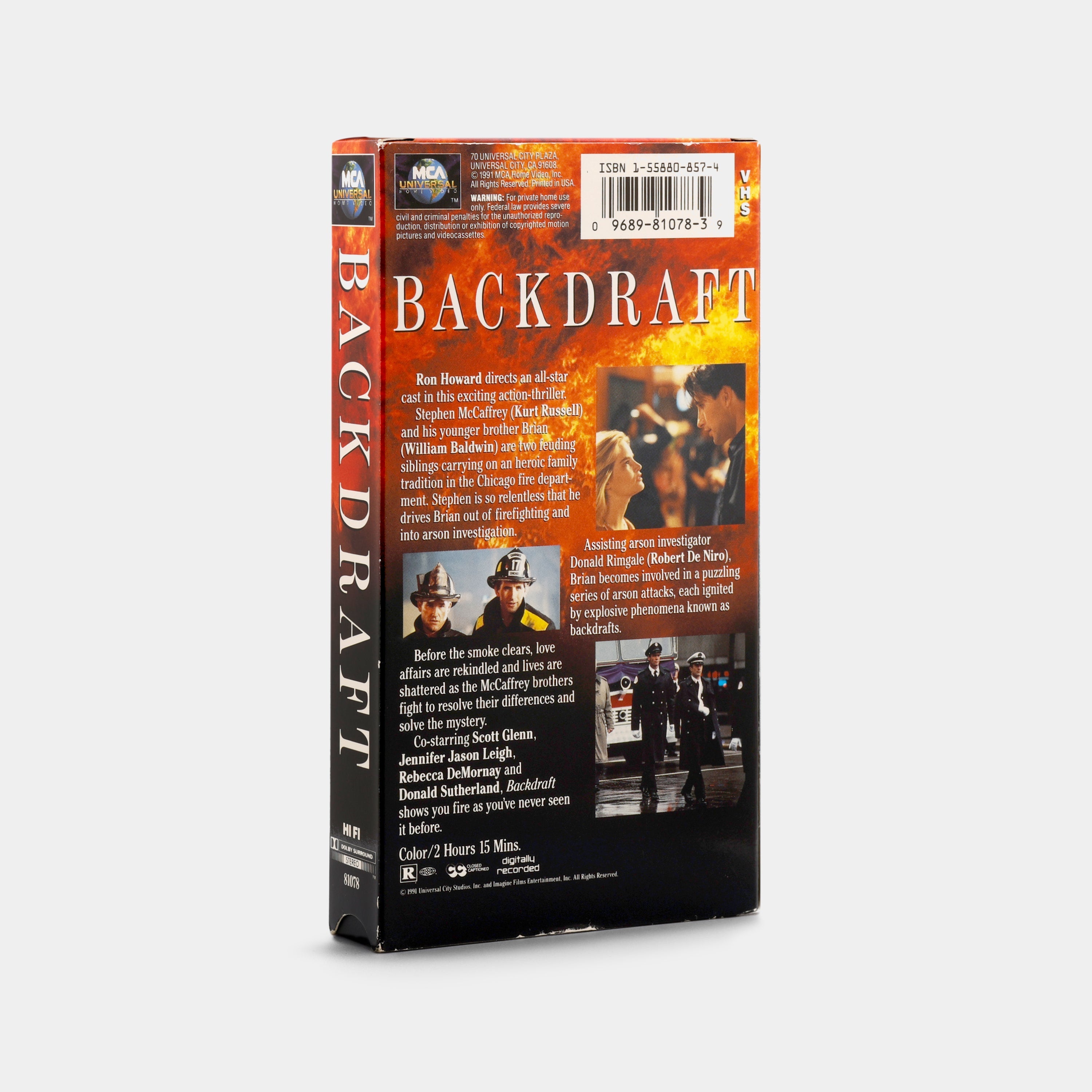 Backdraft VHS Tape