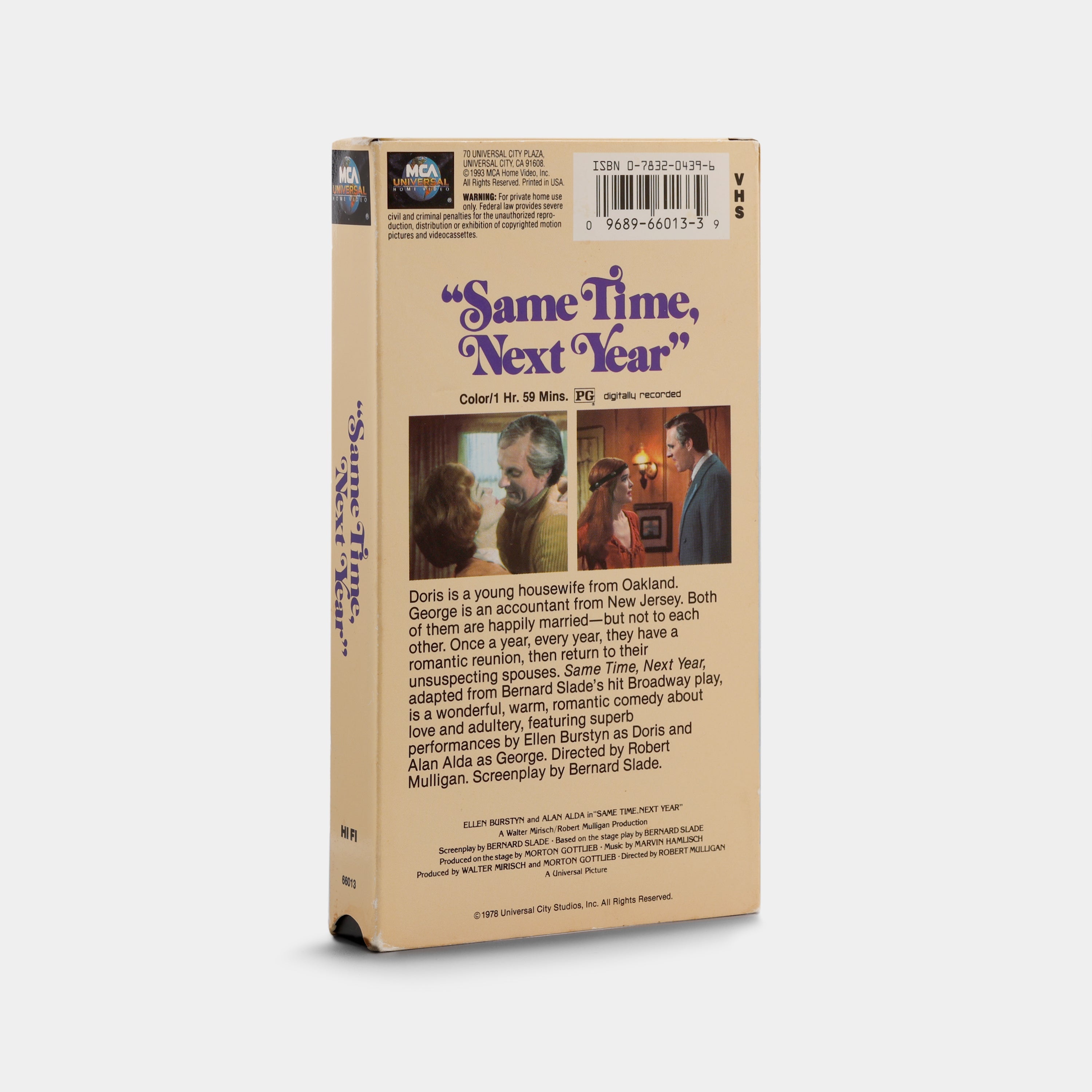 Same Time, Next Year VHS Tape