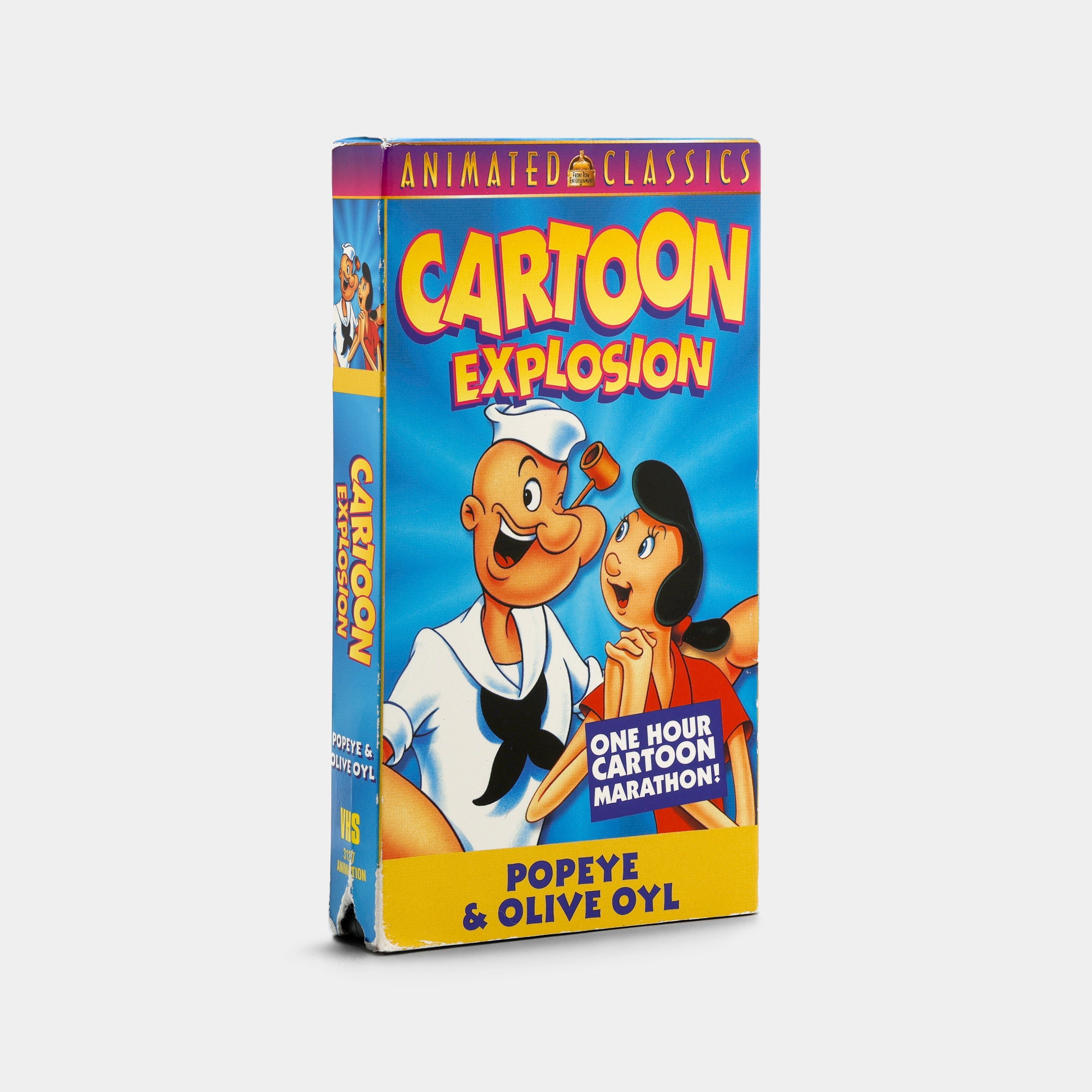 Cartoon Explosion: Popeye & Olive Oyl VHS Tape