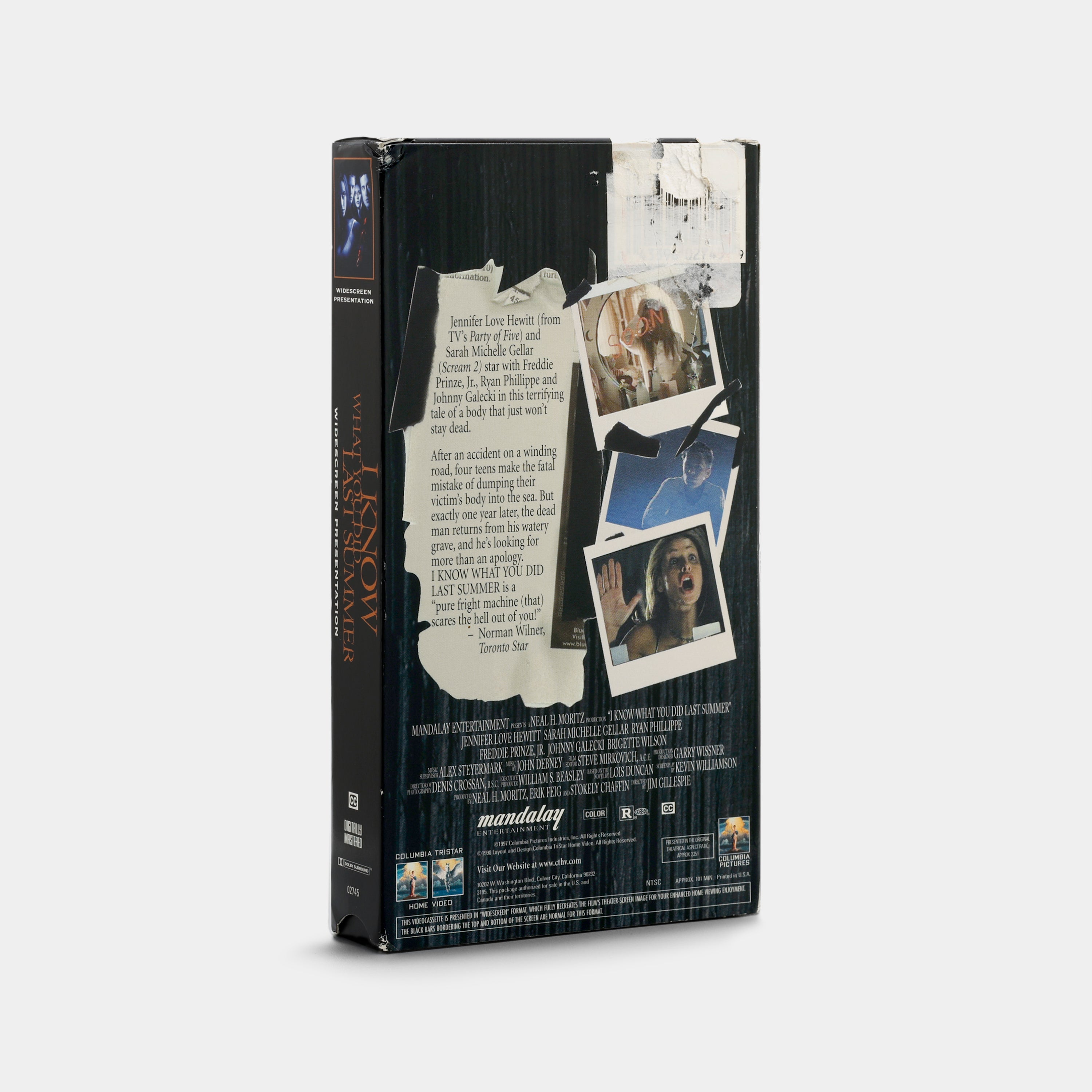 I Know What You Did Last Summer VHS Tape