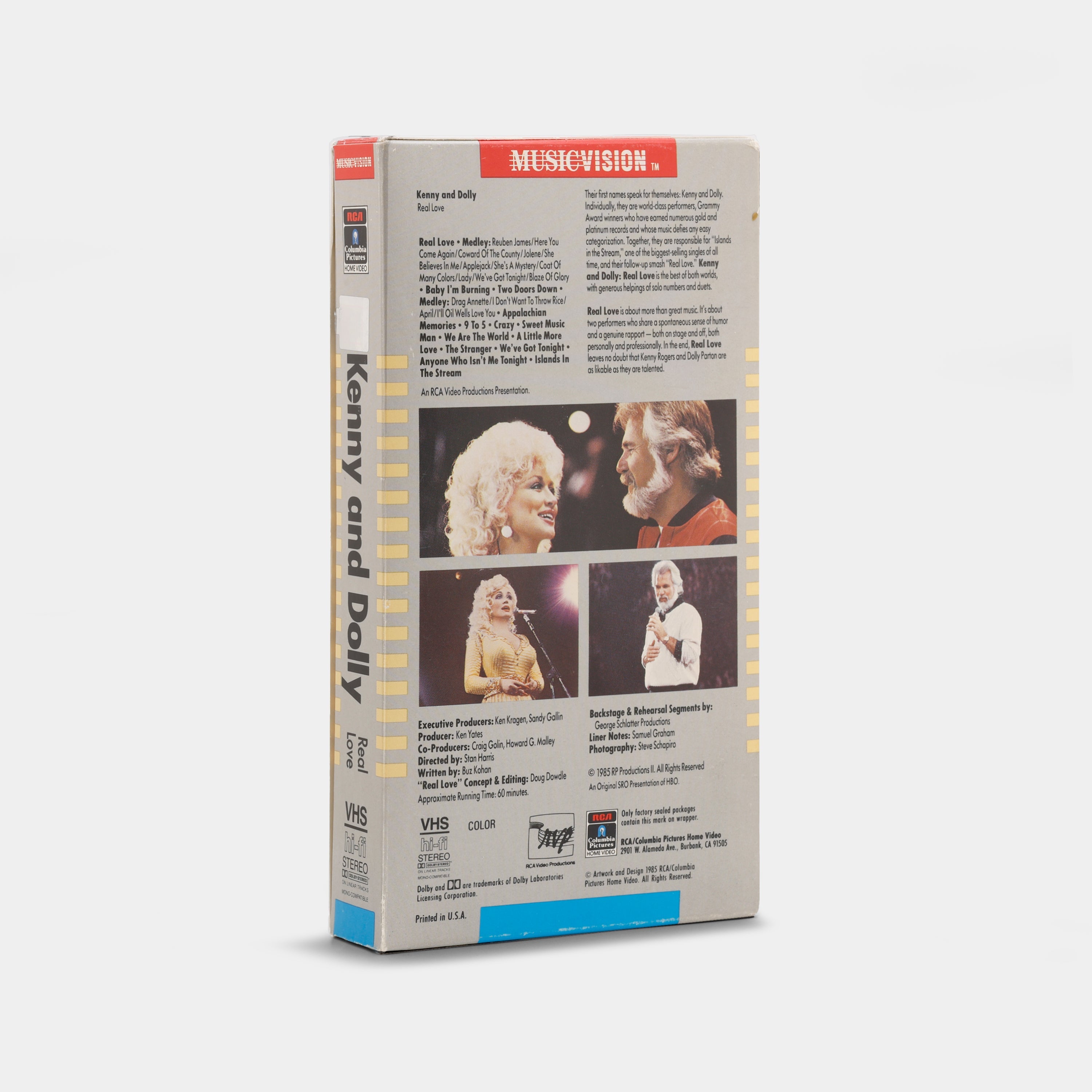 Kenny & Dolly: Real Love VHS Tape