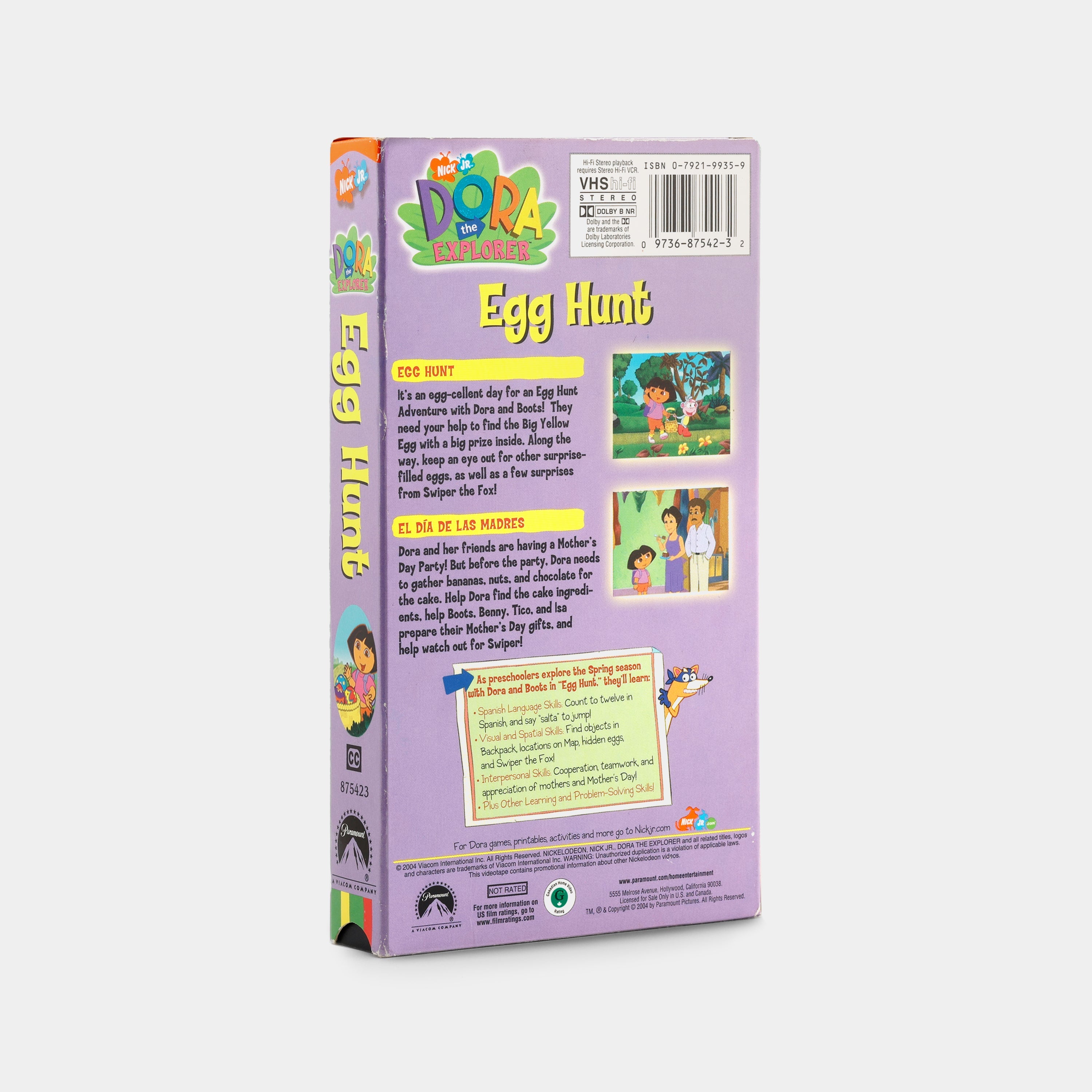 Dora the Explorer: Egg Hunt VHS Tape