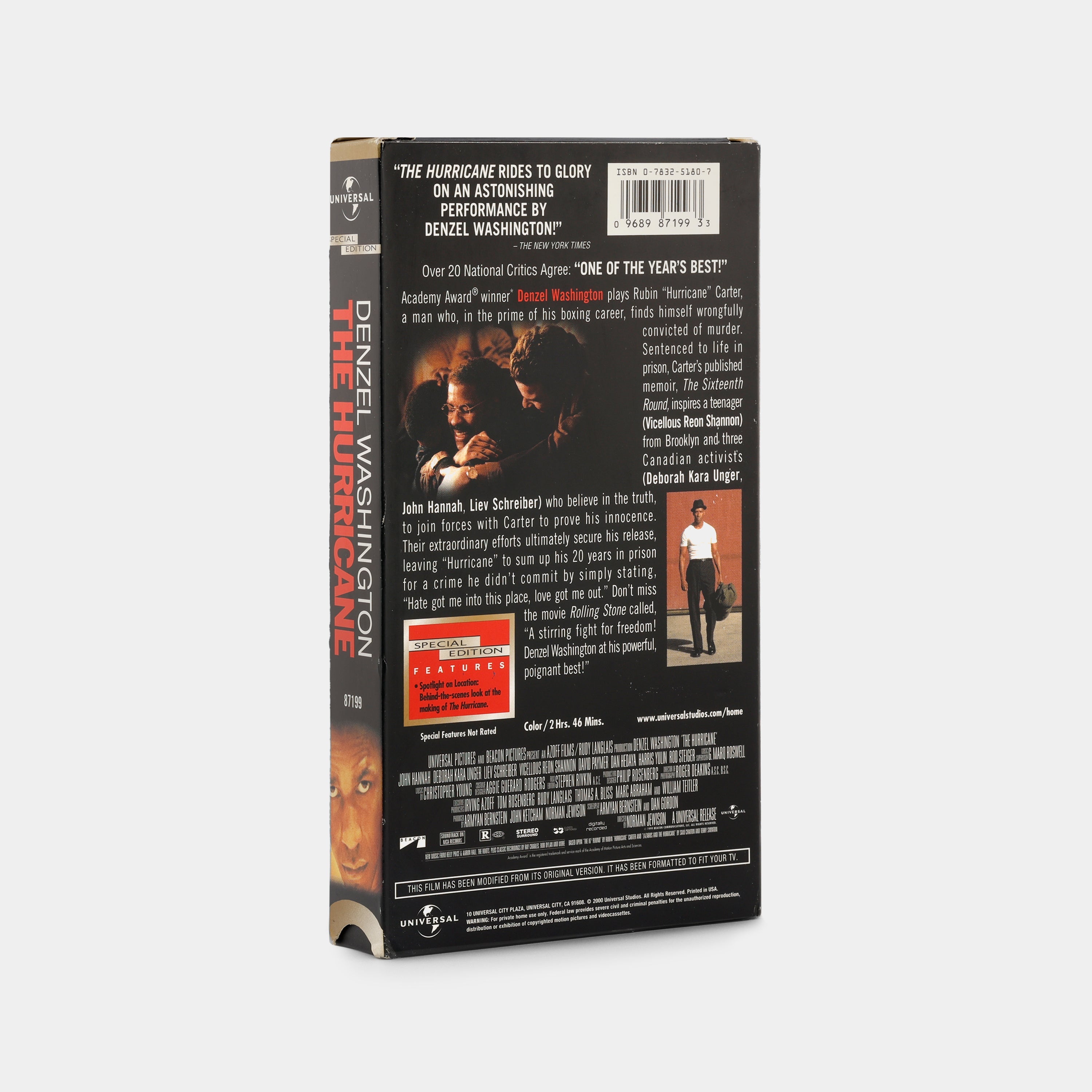 The Hurricane (Special Edition) VHS Tape
