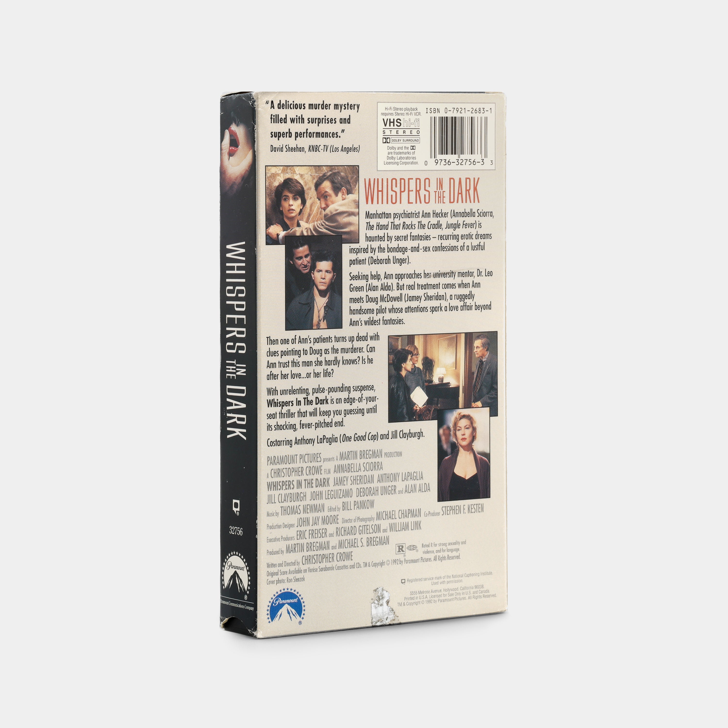 Whispers in the Dark VHS Tape