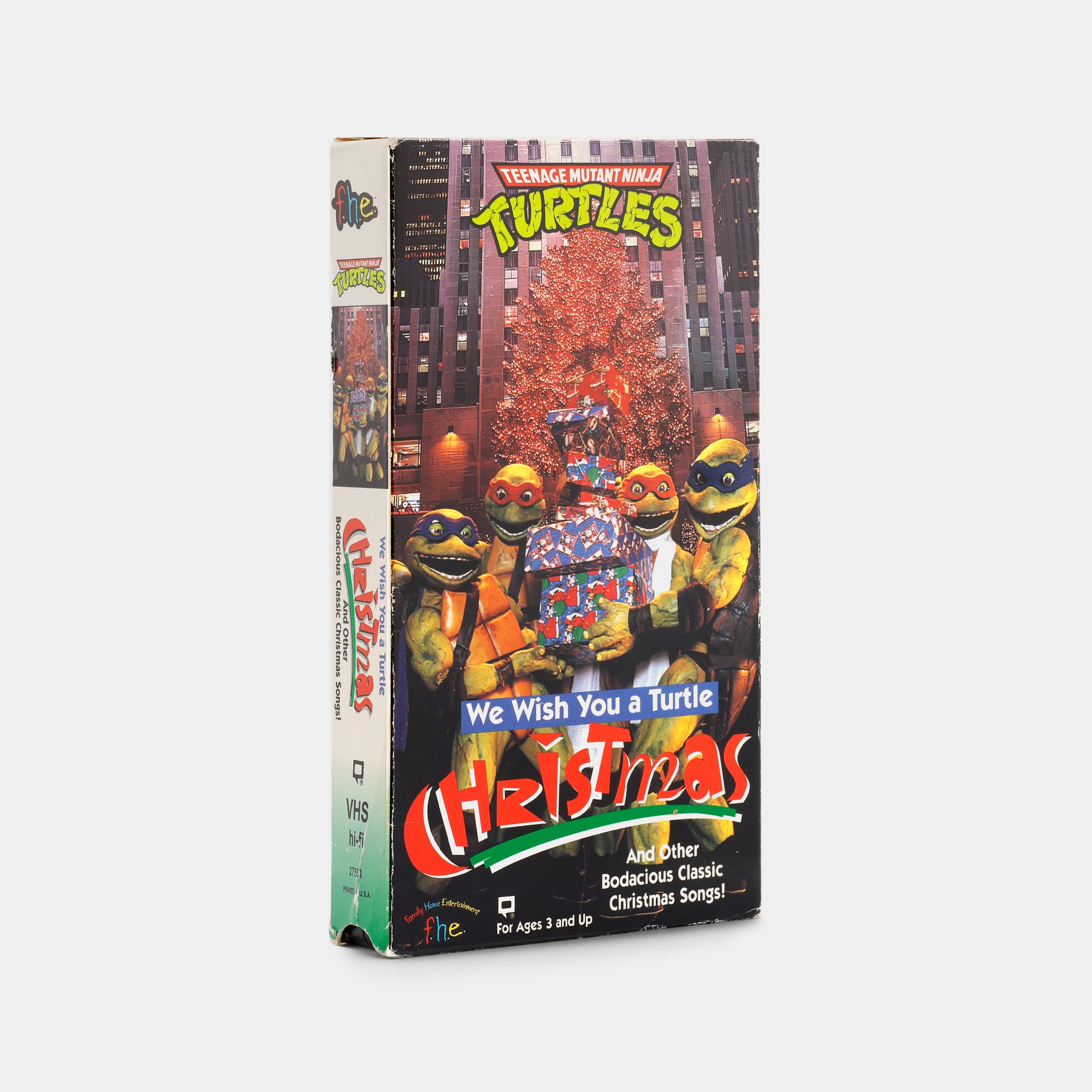 We Wish You a Turtle Christmas VHS Tape