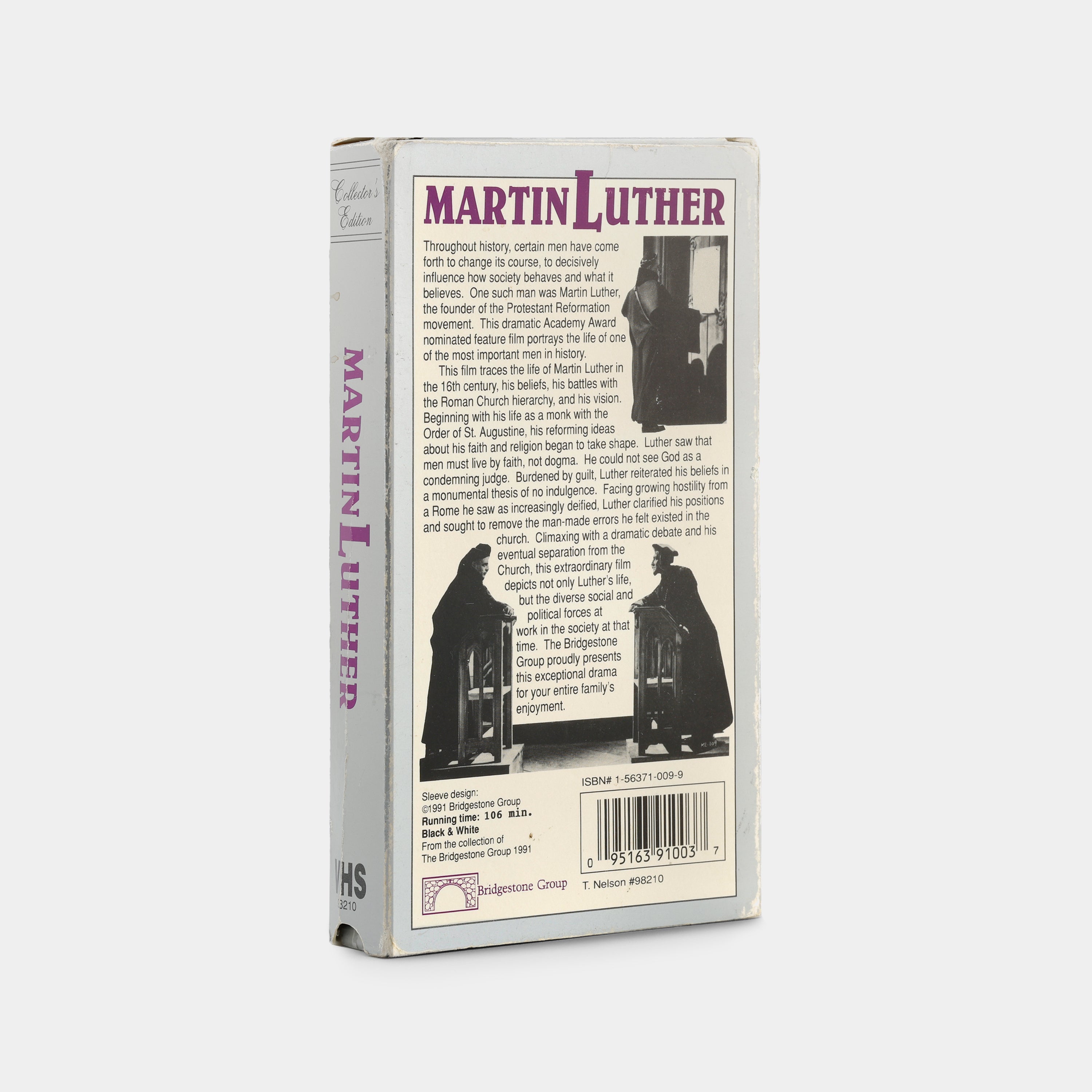Martin Luther VHS Tape