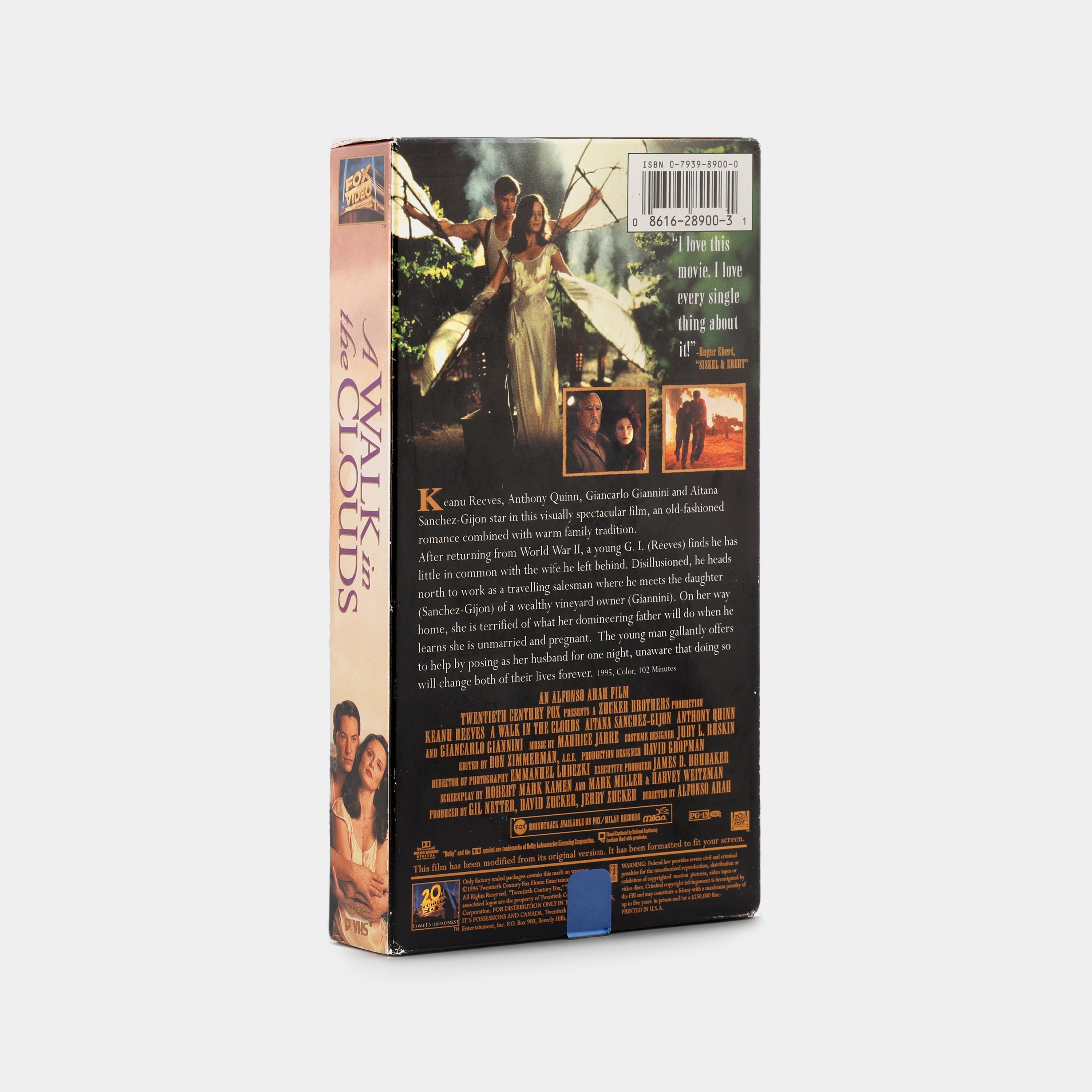 A Walk in the Clouds VHS Tape