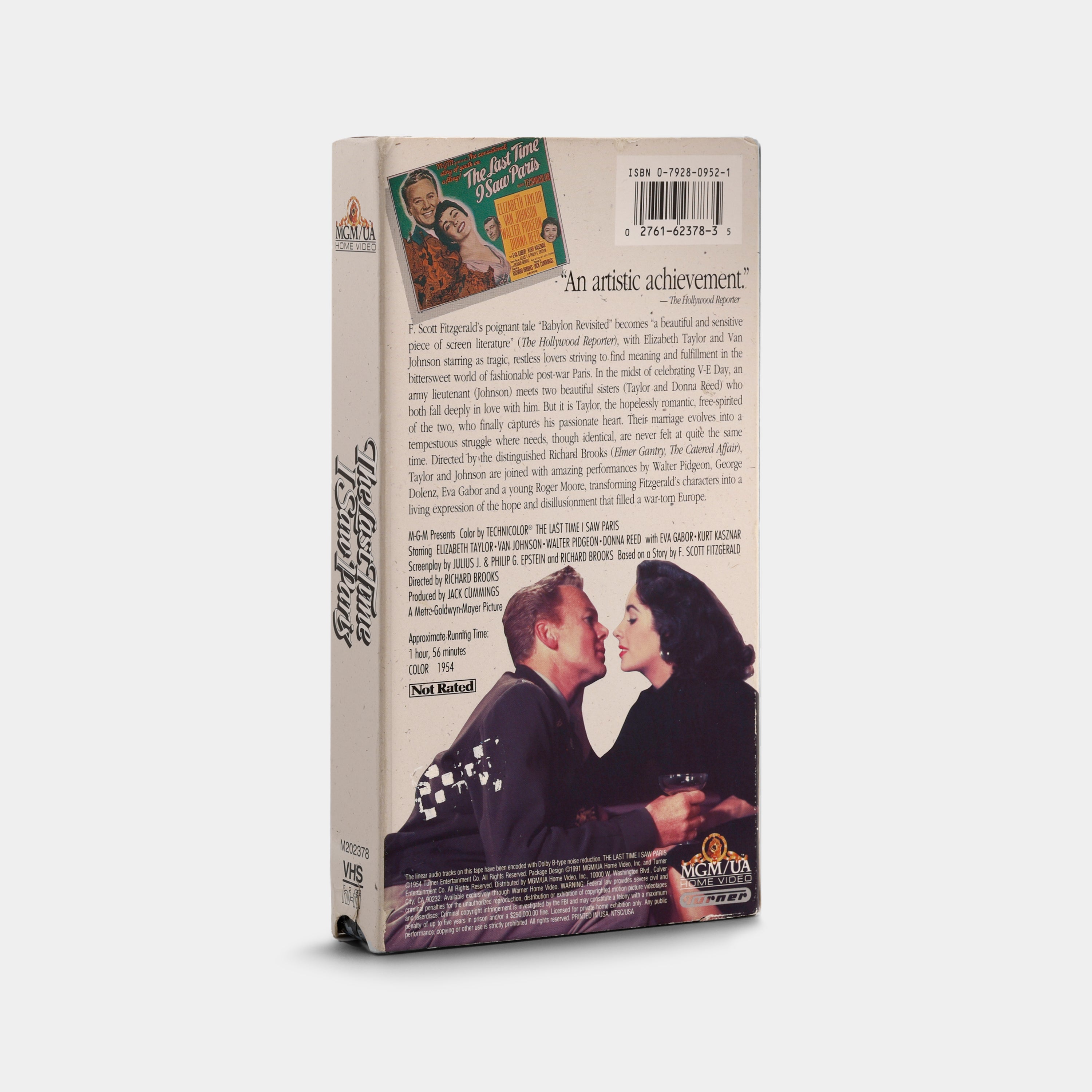 The Last Time I Saw Paris VHS Tape