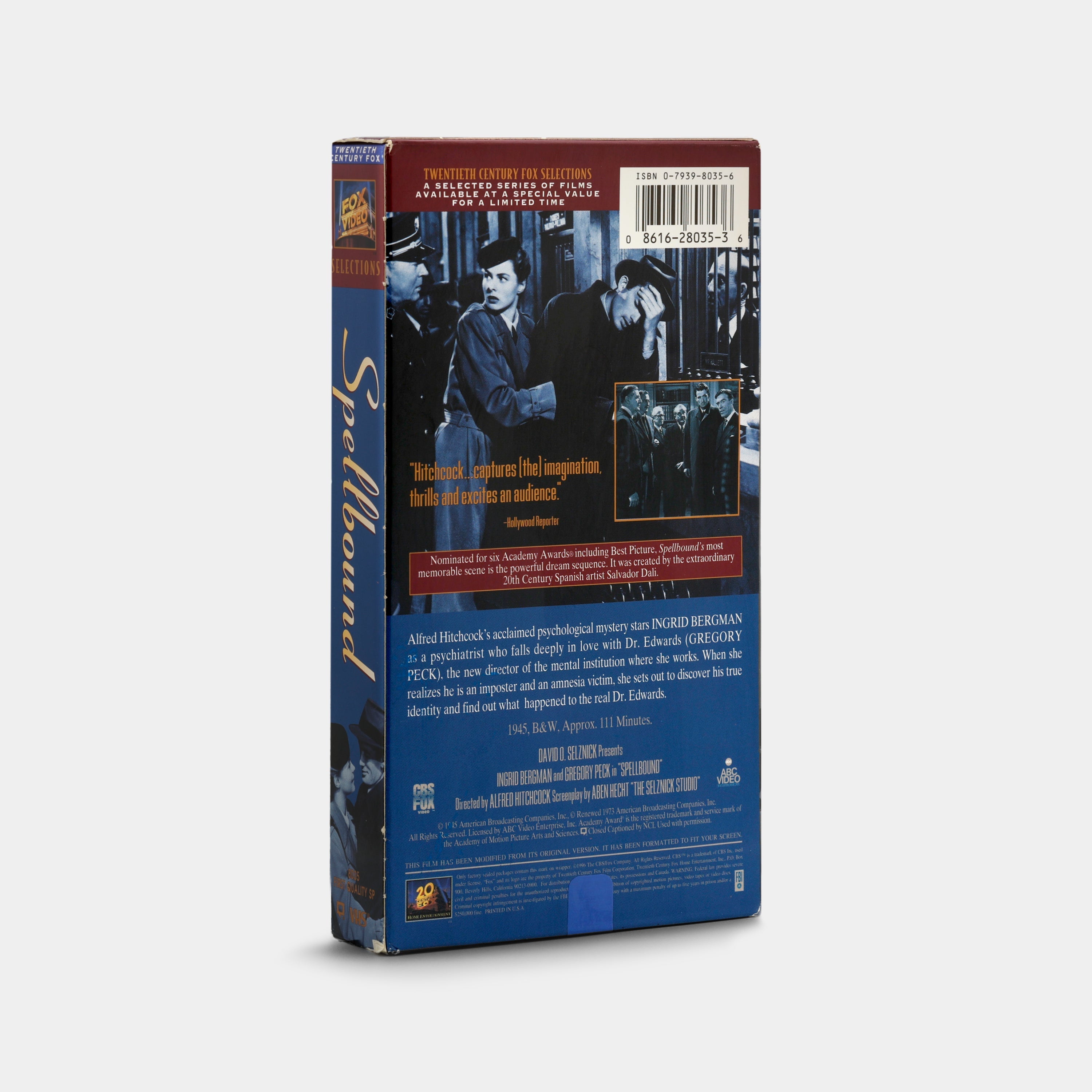 Spellbound VHS Tape