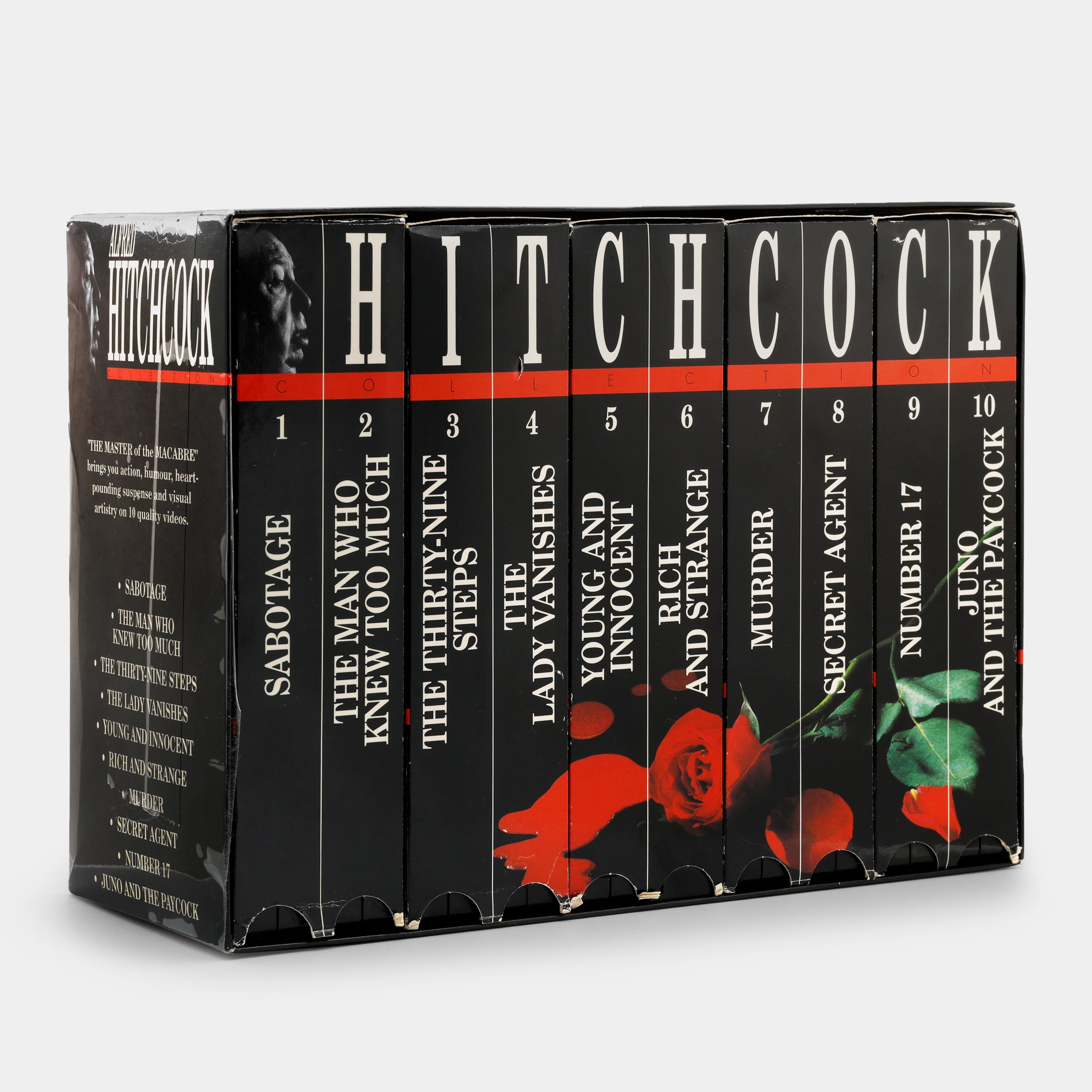 The Alfred Hitchcock Collection VHS Tape Set