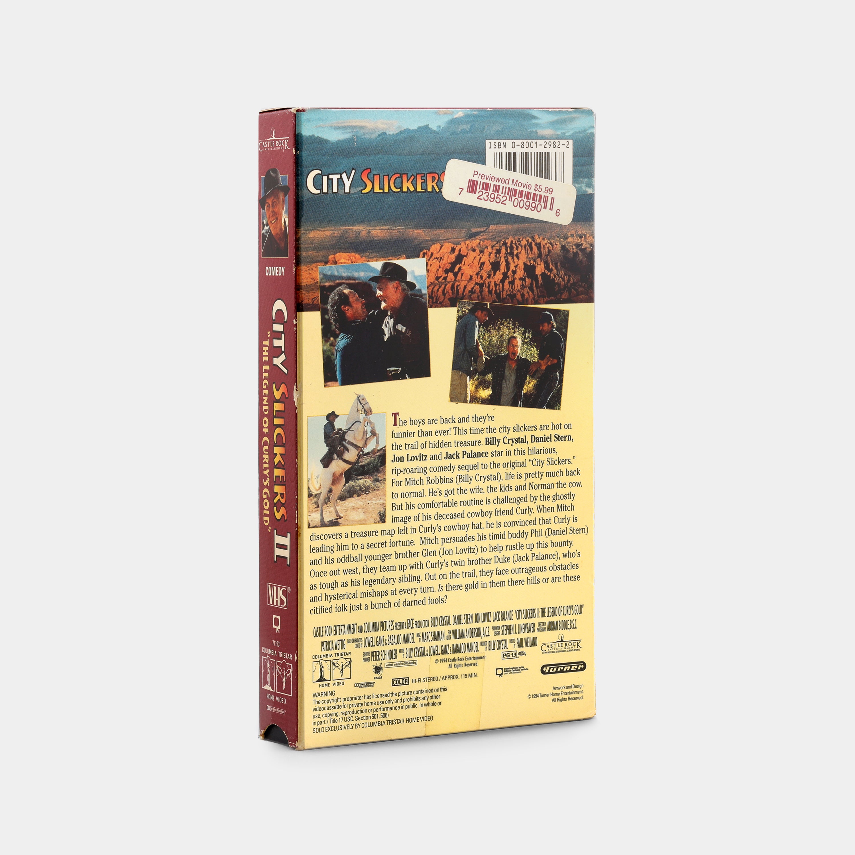 City Slickers II: The Legend of Curly's Gold VHS Tape