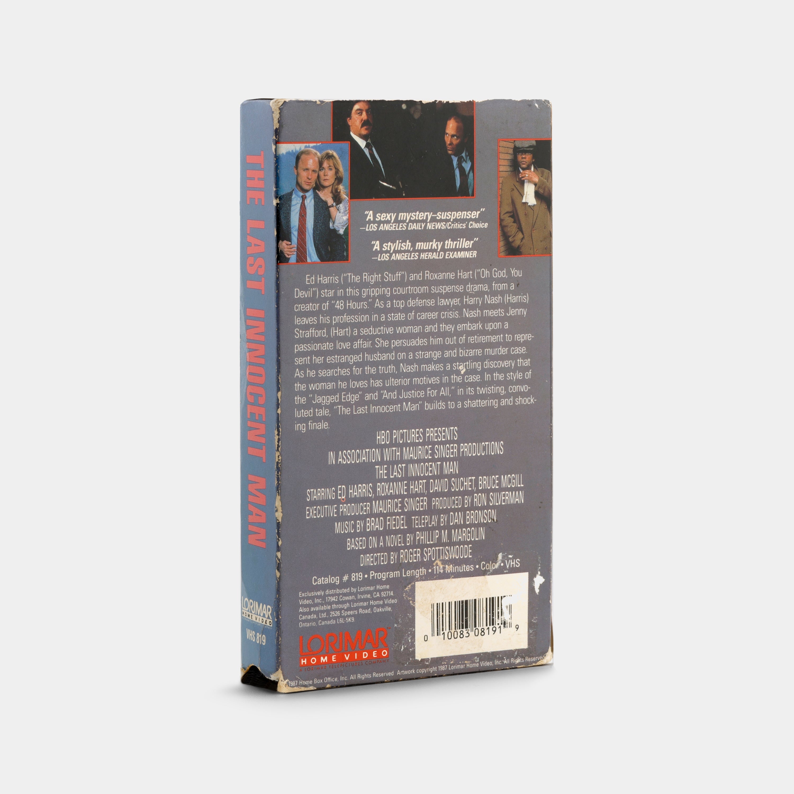 The Last Innocent Man VHS Tape