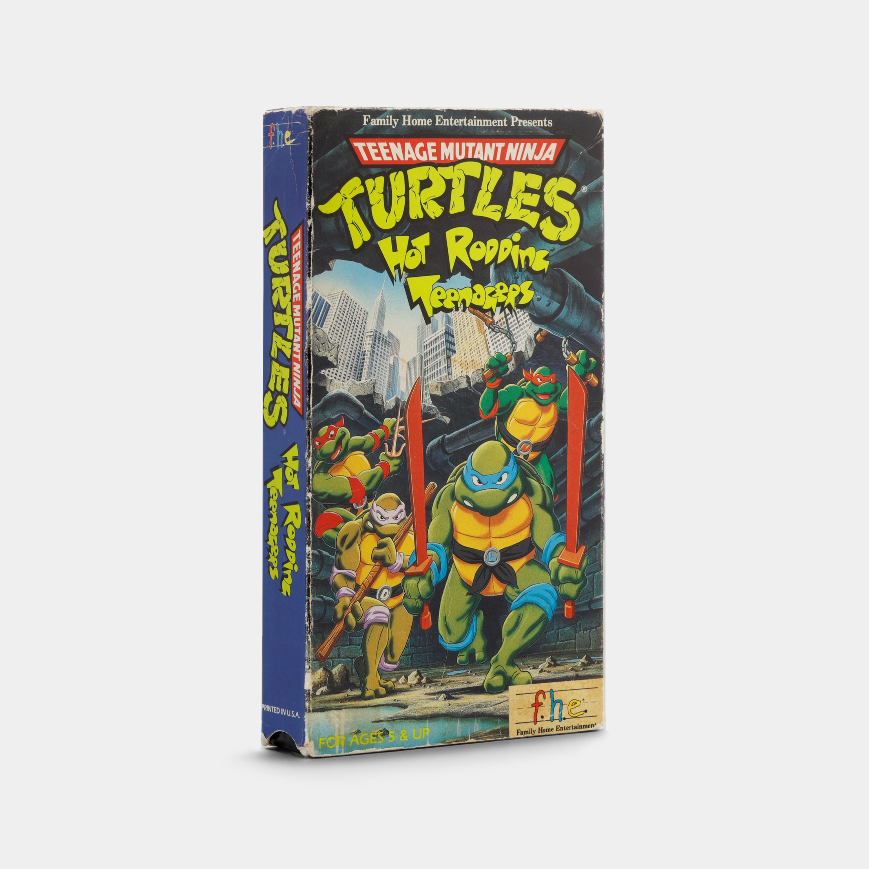Teenage Mutant Ninja Turtles: Hot Rodding Teenagers VHS Tape