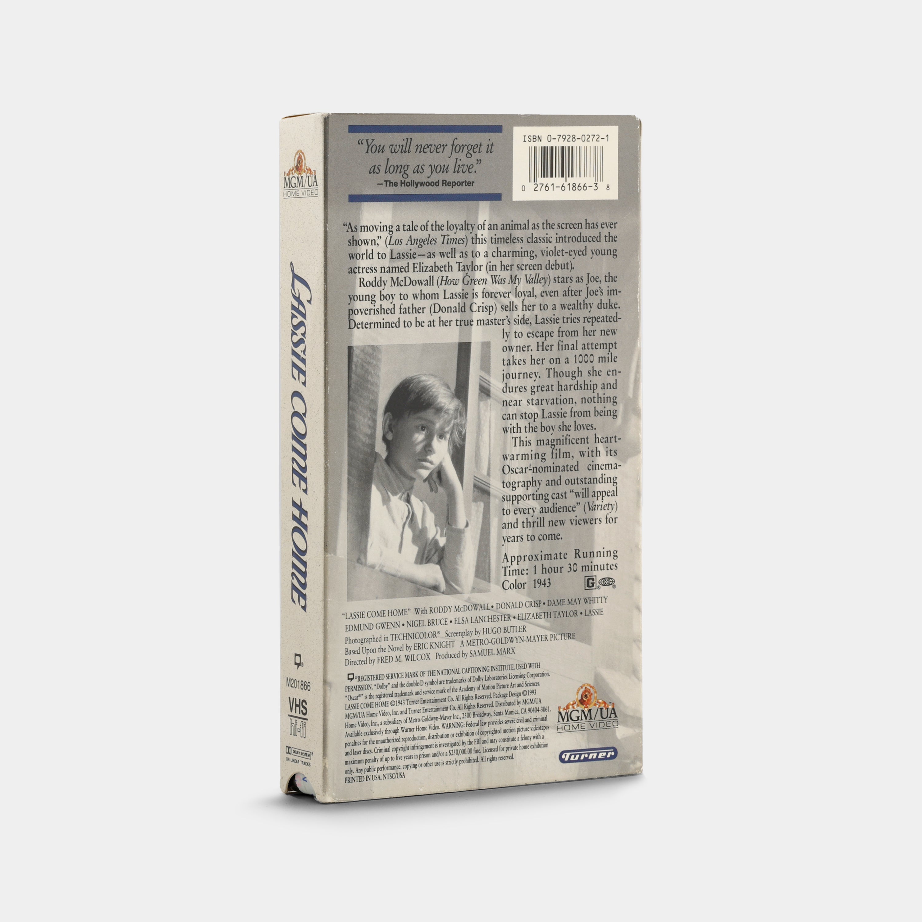 Lassie Come Home VHS Tape