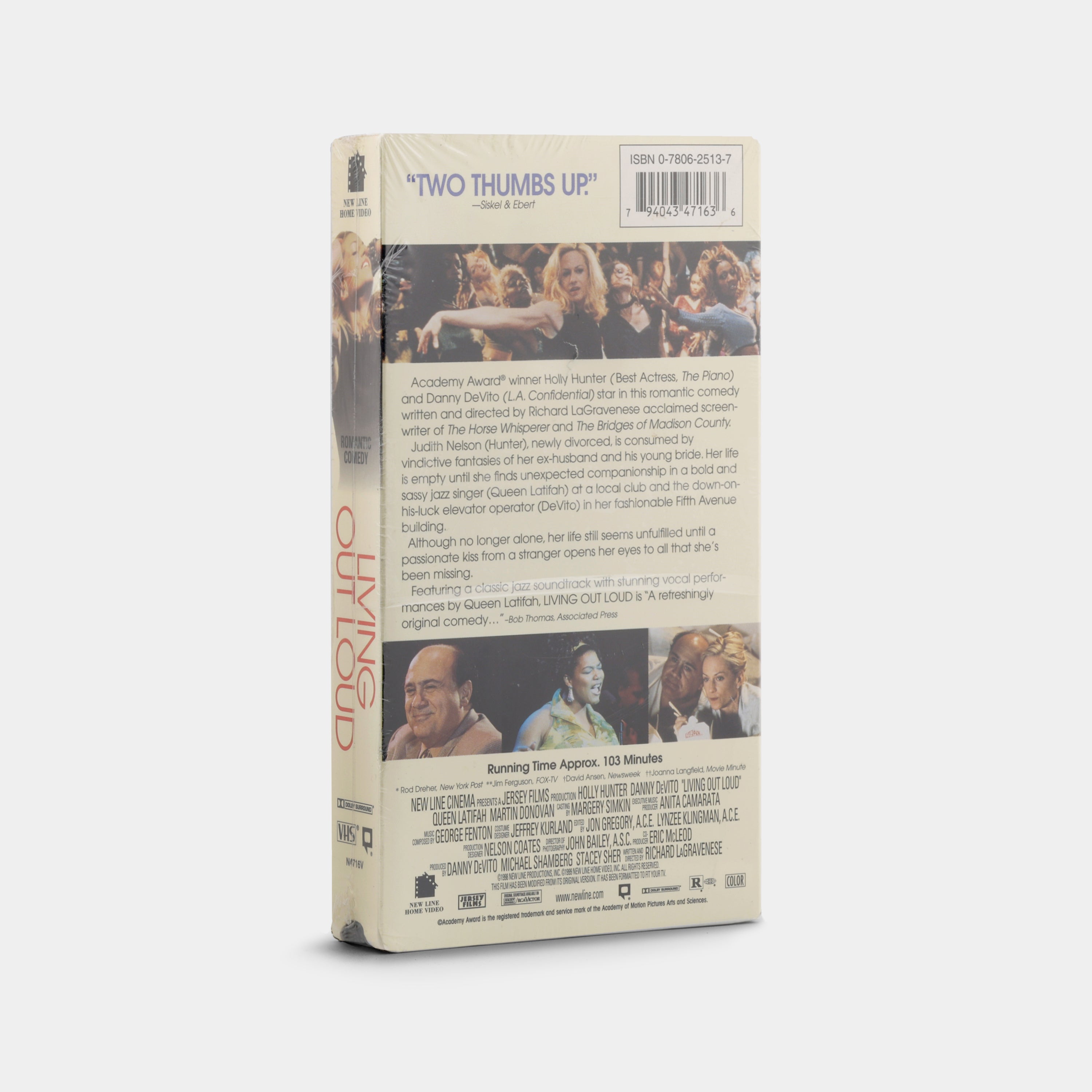 Living Out Loud (Sealed) VHS Tape