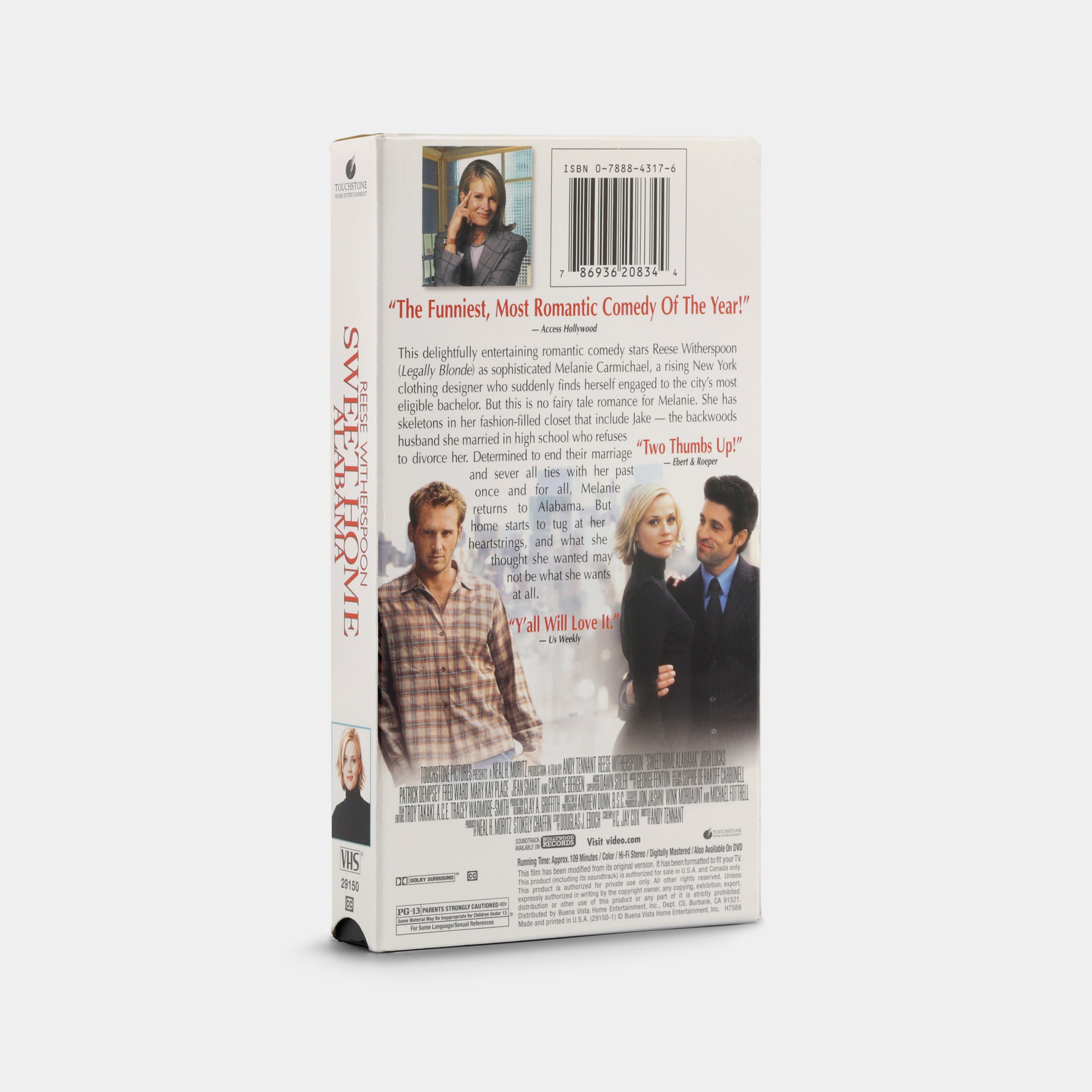 Sweet Home Alabama VHS Tape