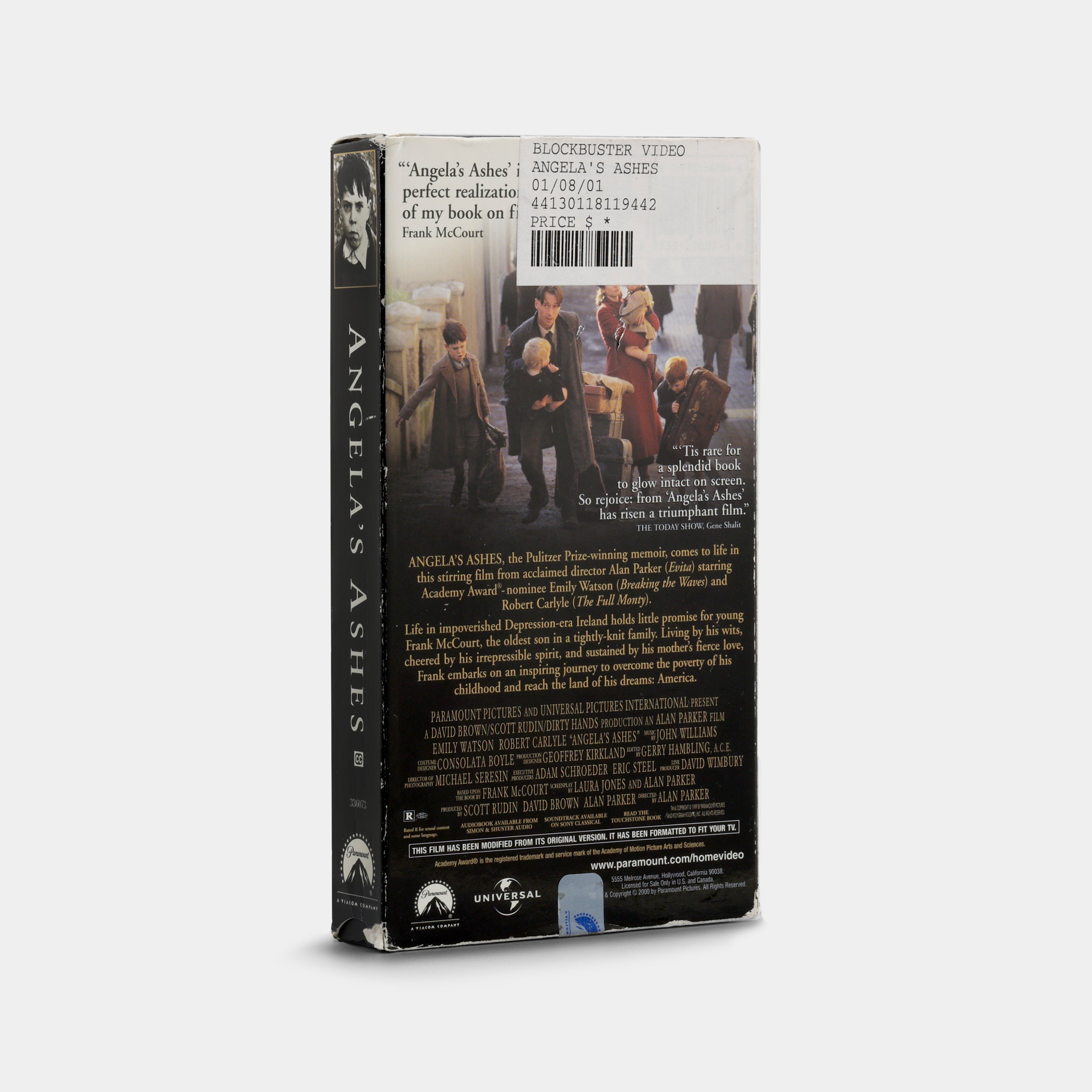 Angela's Ashes VHS Tape