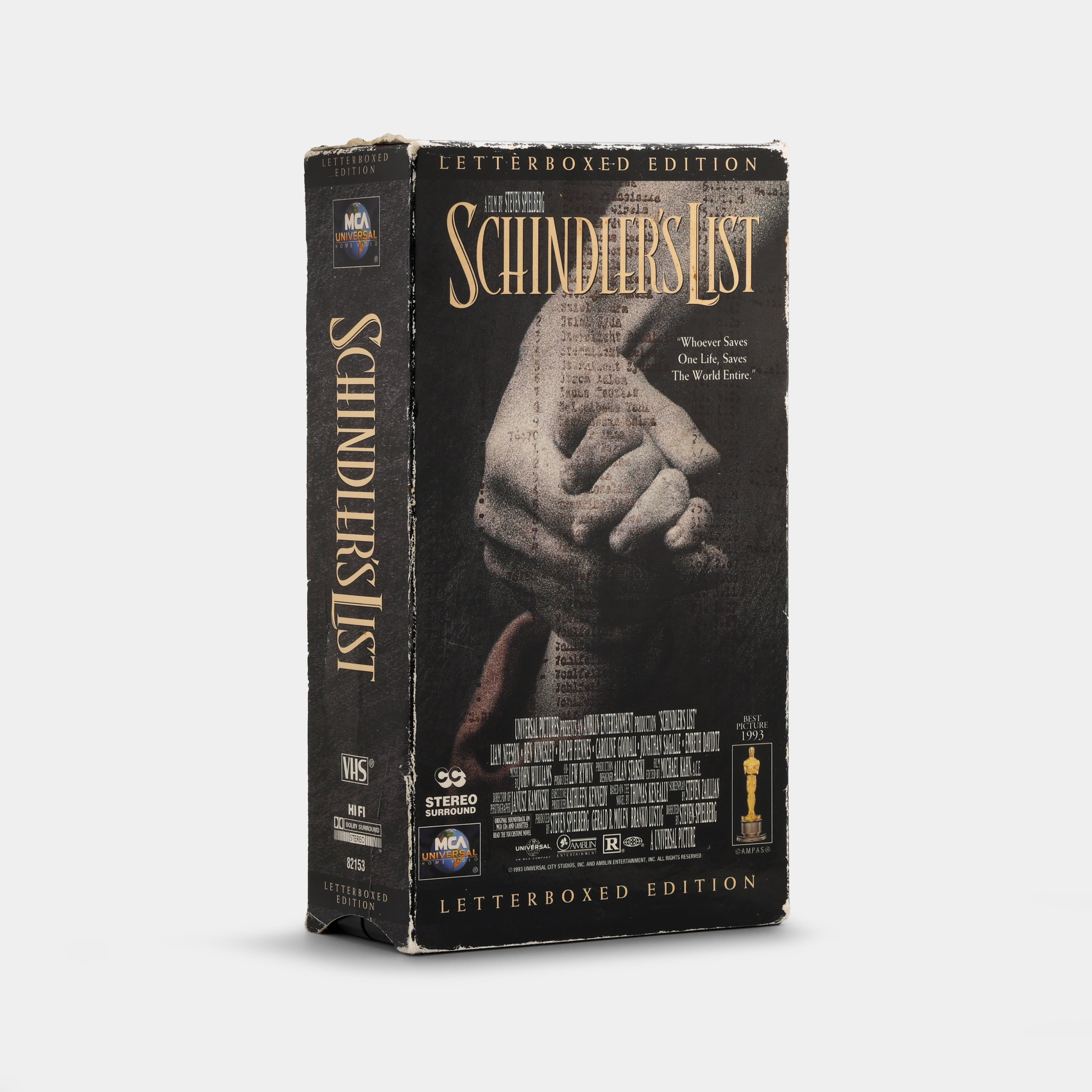 Schindler's List (Letterboxed Edition) VHS Tape
