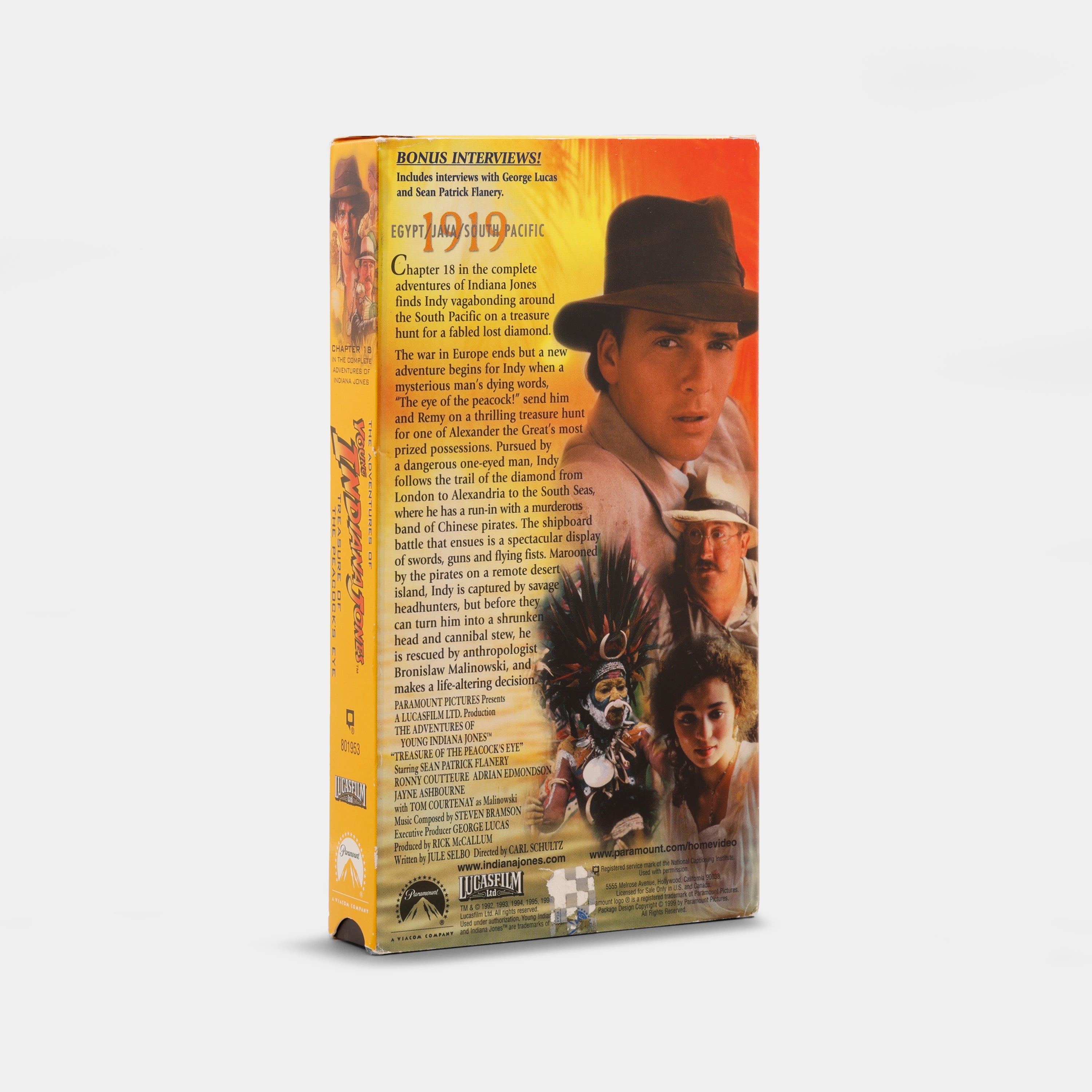 The Adventures of Young Indiana Jones: Daredevils of the Desert VHS Tape