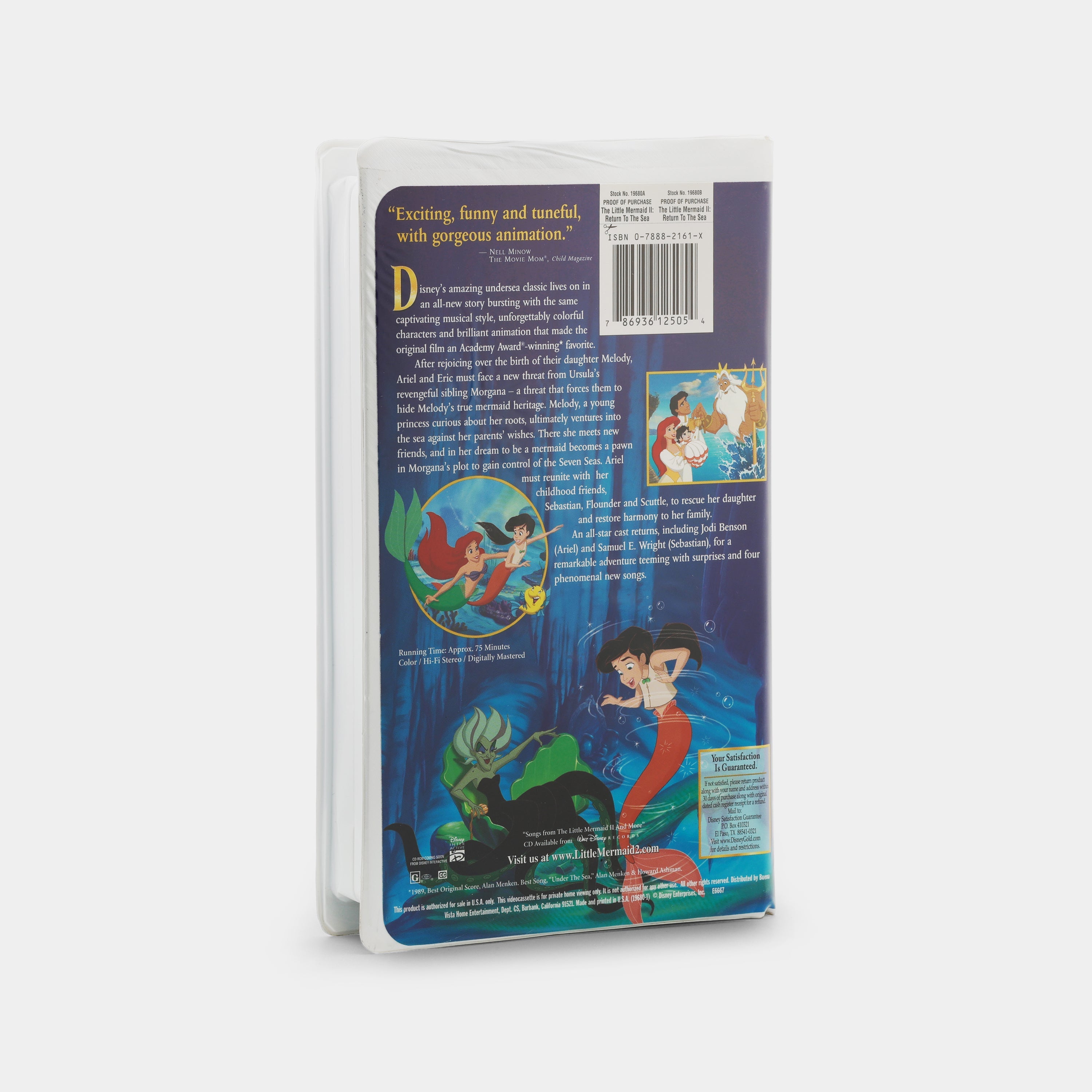 The Little Mermaid II: Return to the Sea VHS Tape