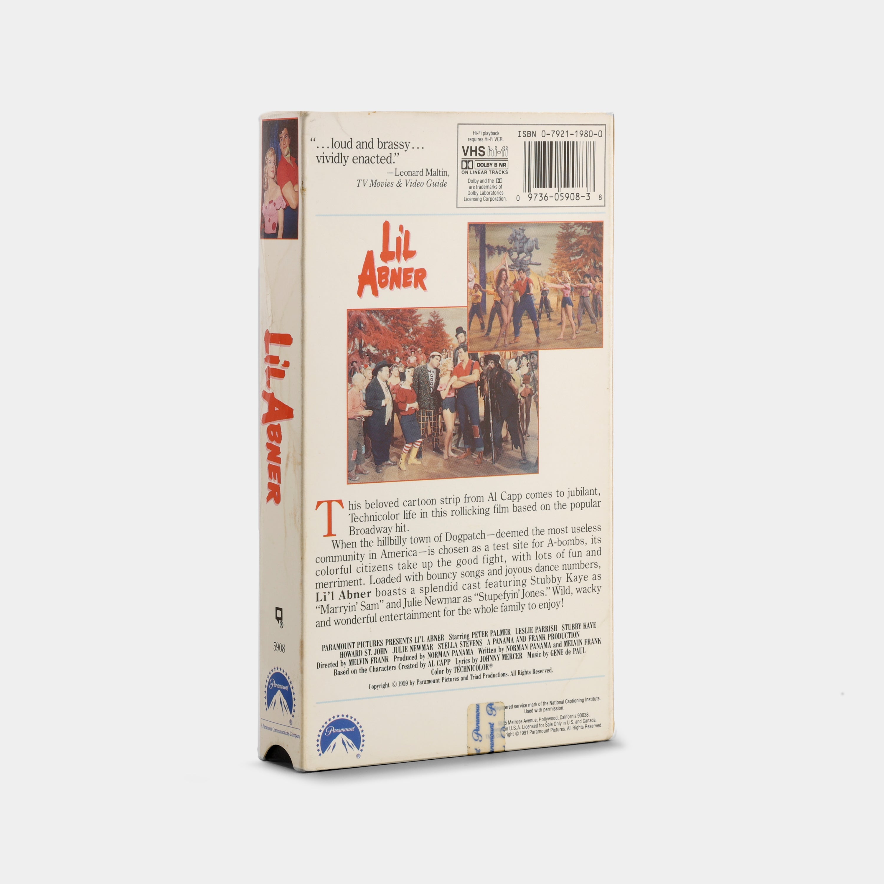 Li'l Abner VHS Tape