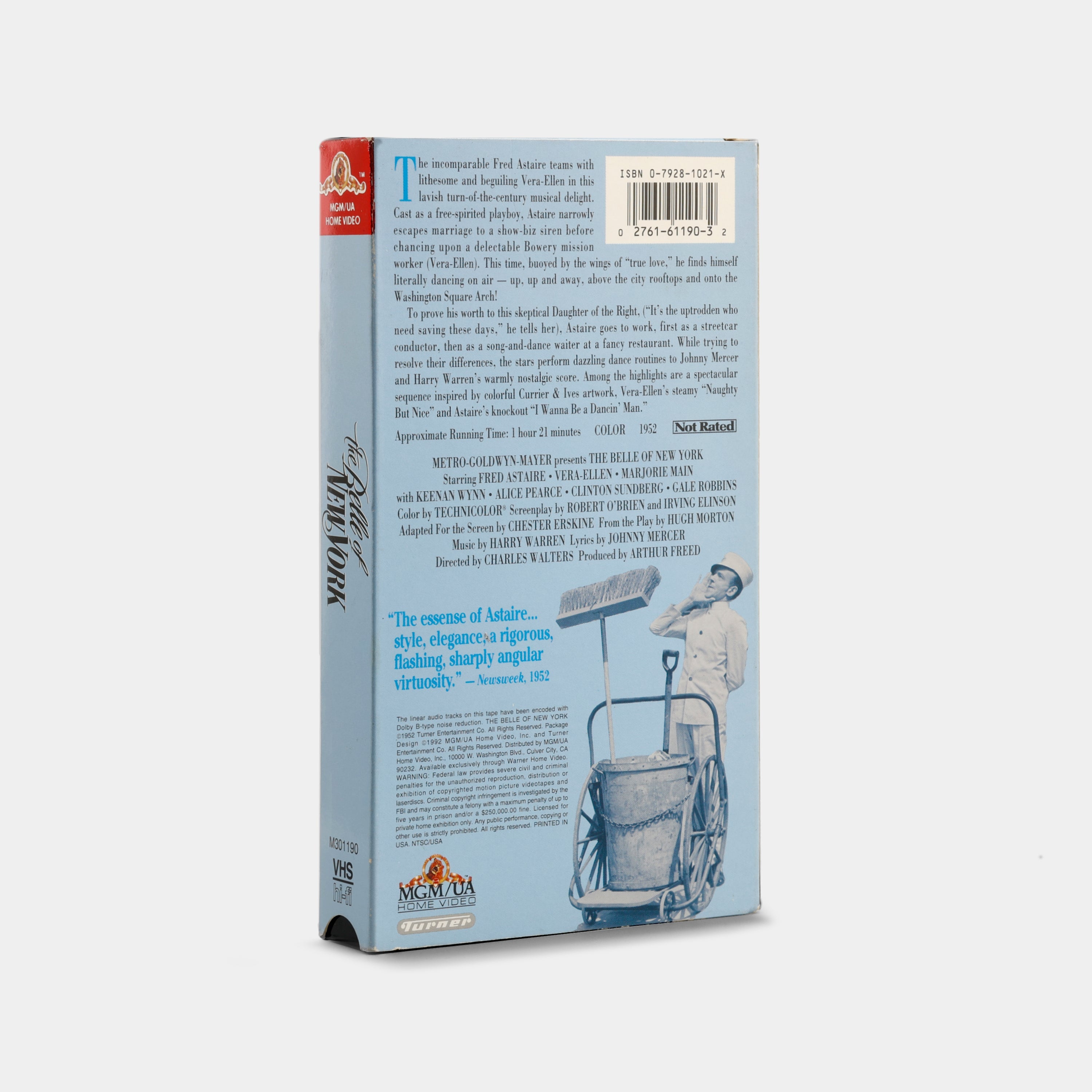 The Belle of New York VHS Tape