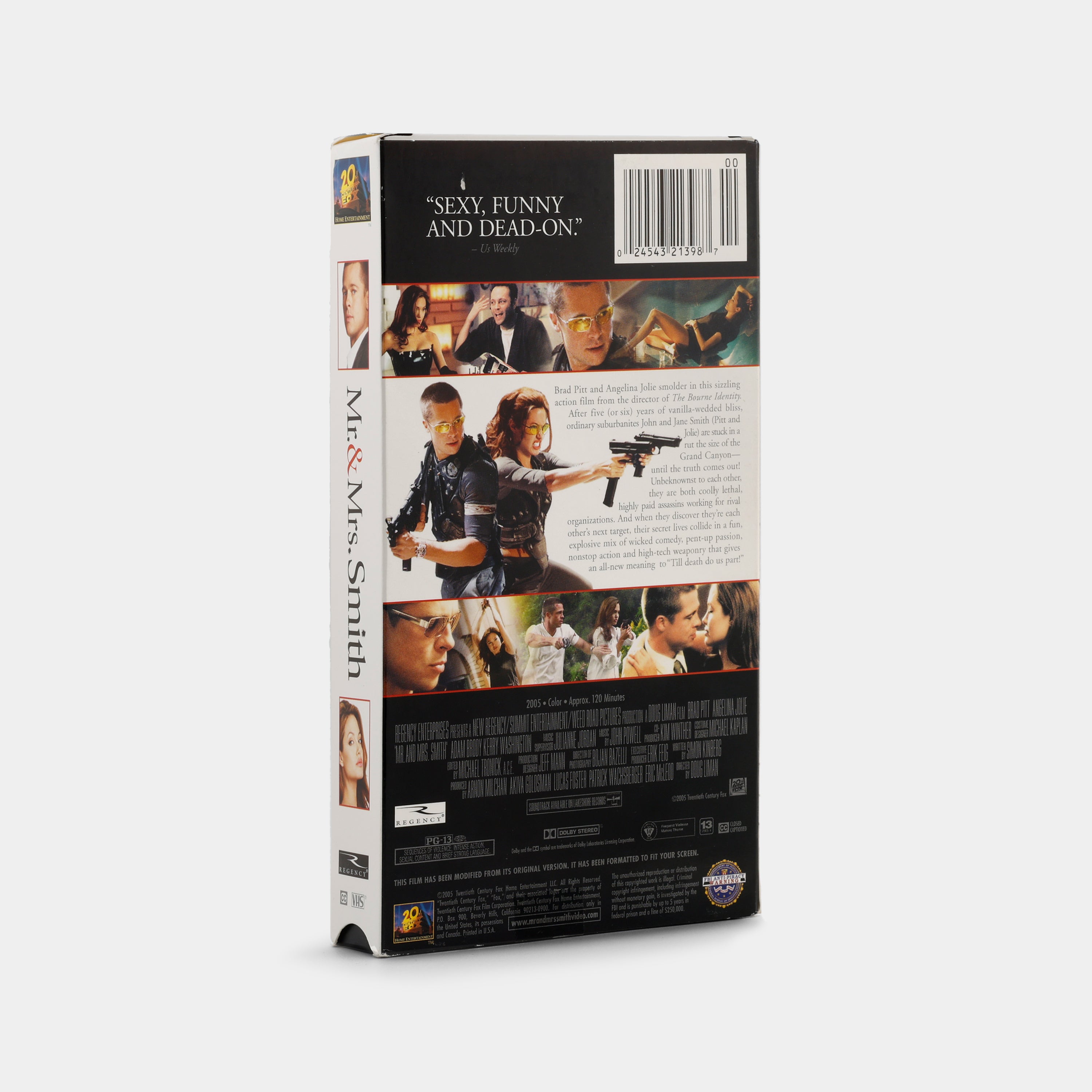 Mr. & Mrs. Smith VHS Tape