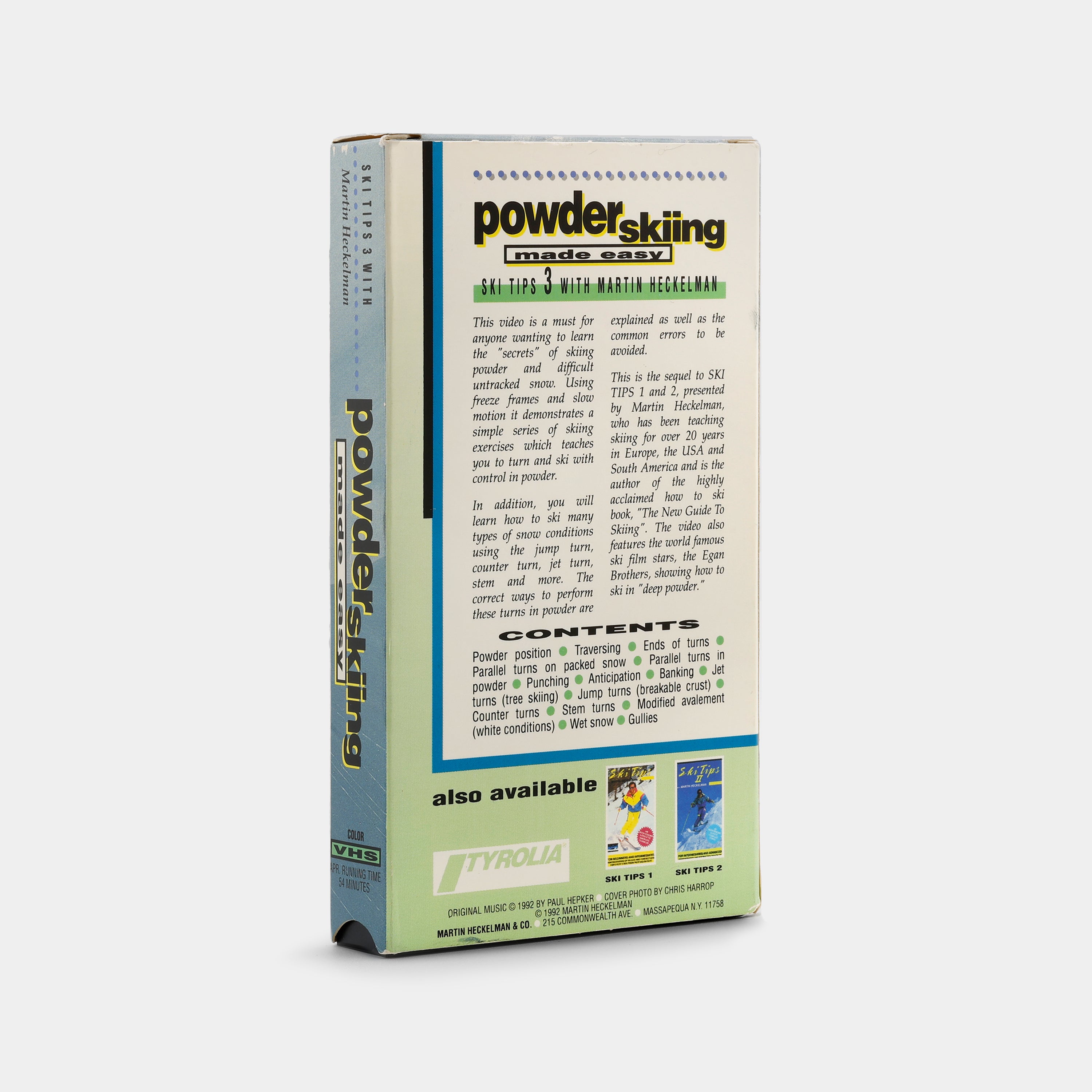 Powder Skiing Made Easy: Ski Tips 3 VHS Tape