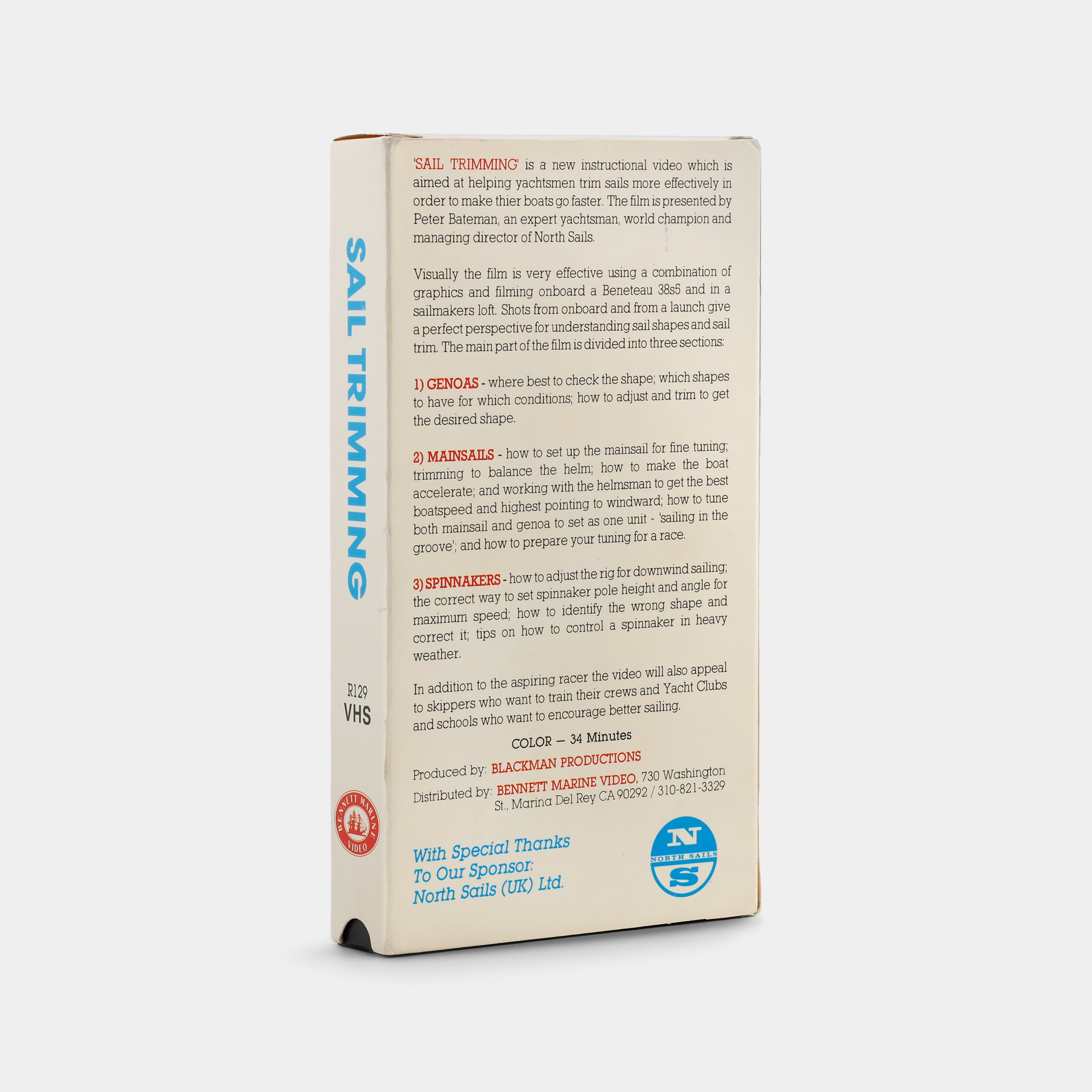 Sail Trimming VHS Tape