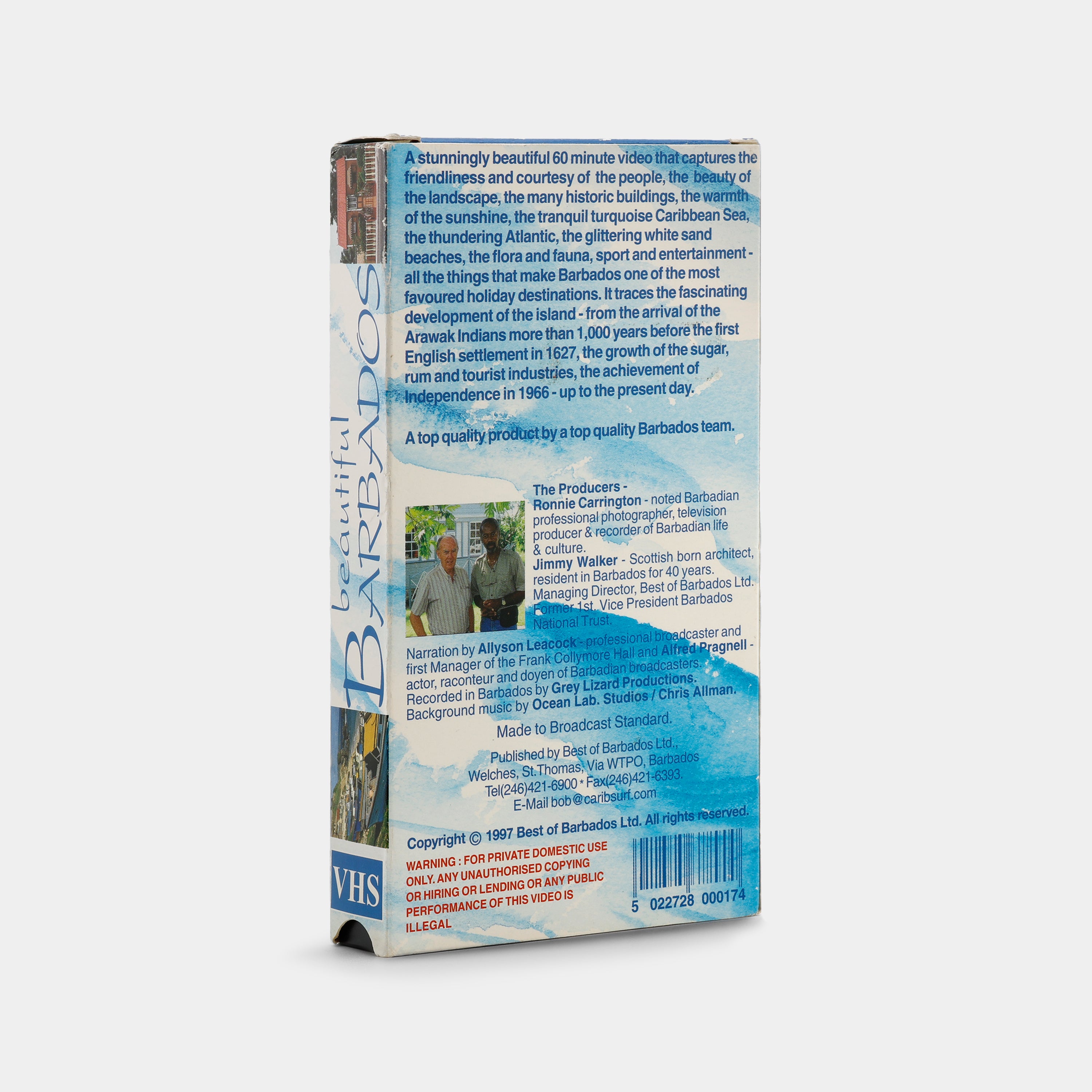 Beautiful Barbados VHS Tape