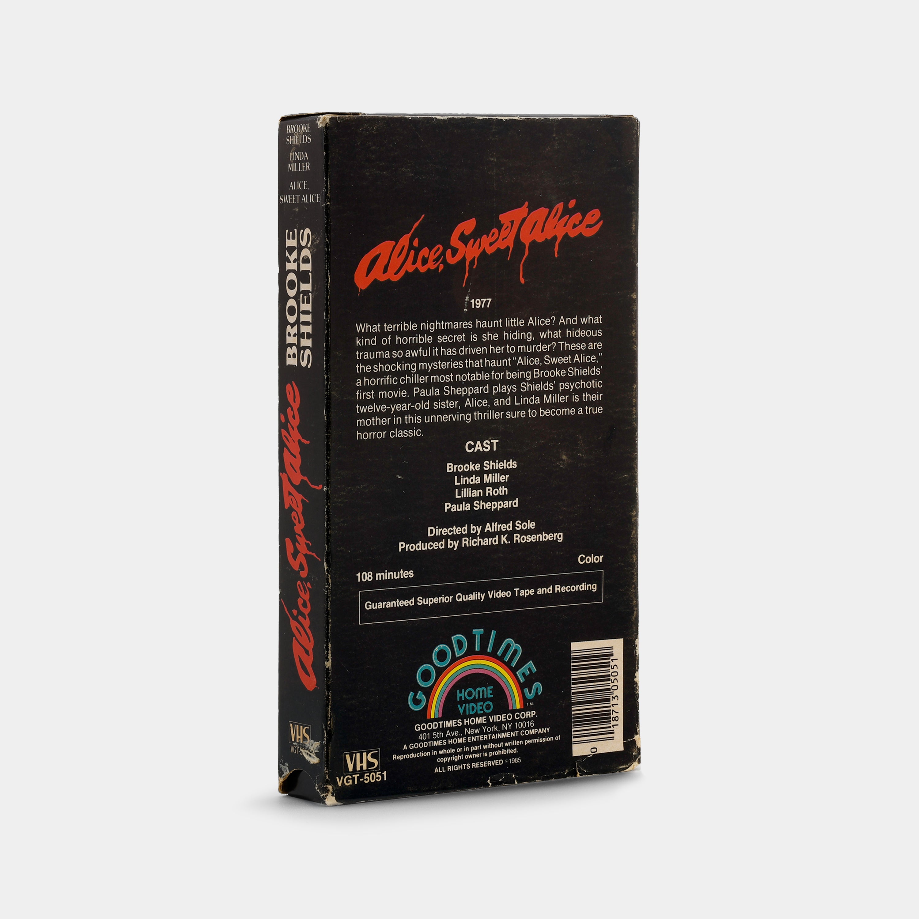 Alice, Sweet Alice VHS Tape